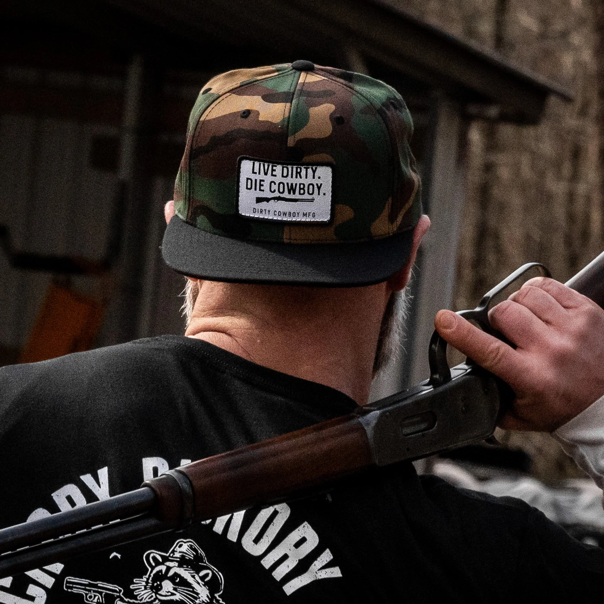 Live Dirty. Die Cowboy. Flatbill SnapBack - Image 14