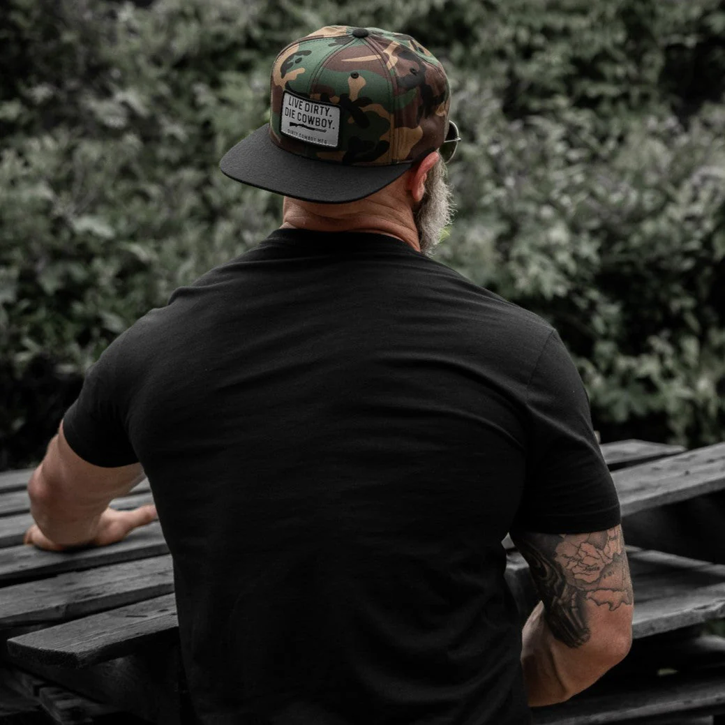 Live Dirty. Die Cowboy. Flatbill SnapBack - Image 19