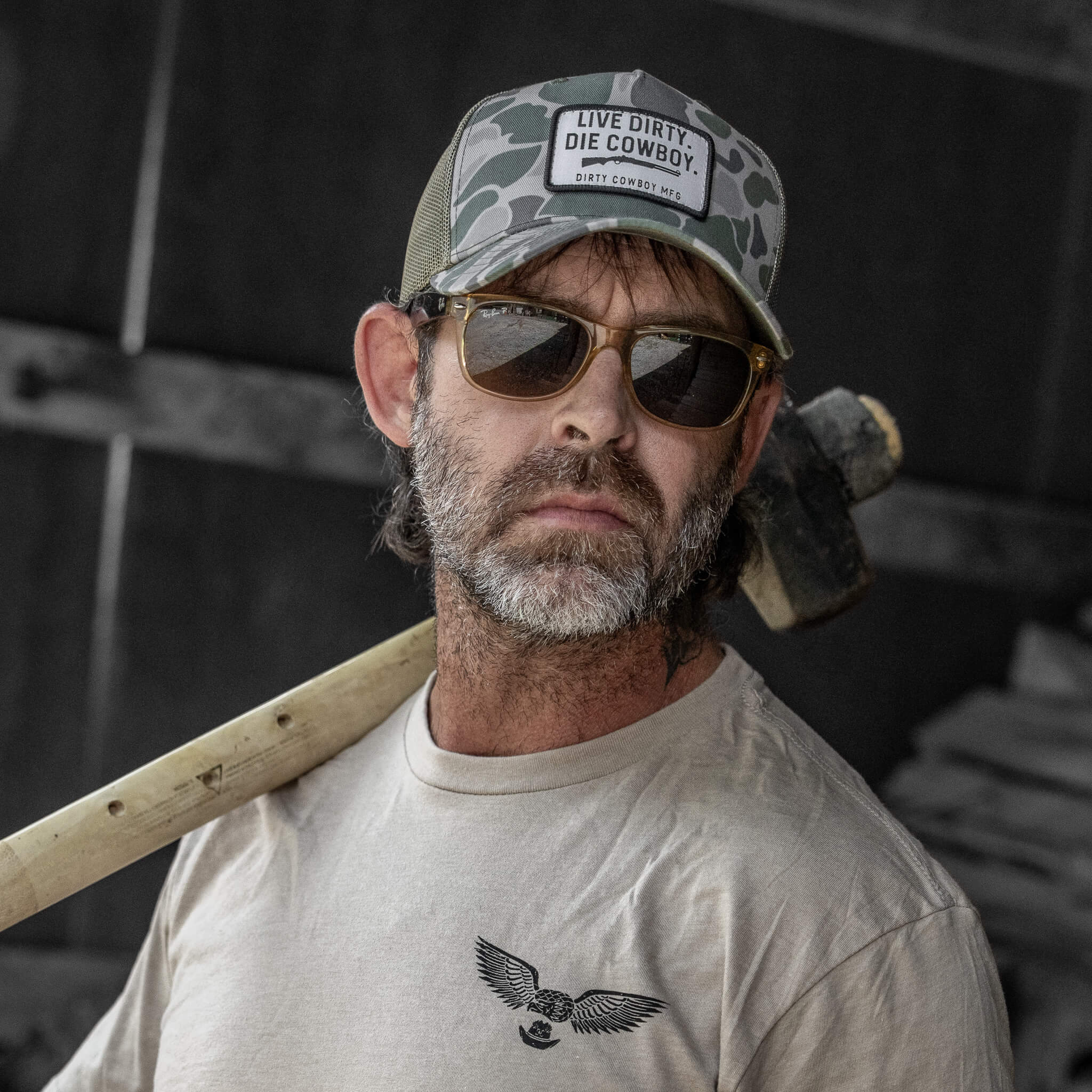 Live Dirty. Die Cowboy. SnapBack Hat - Image 22