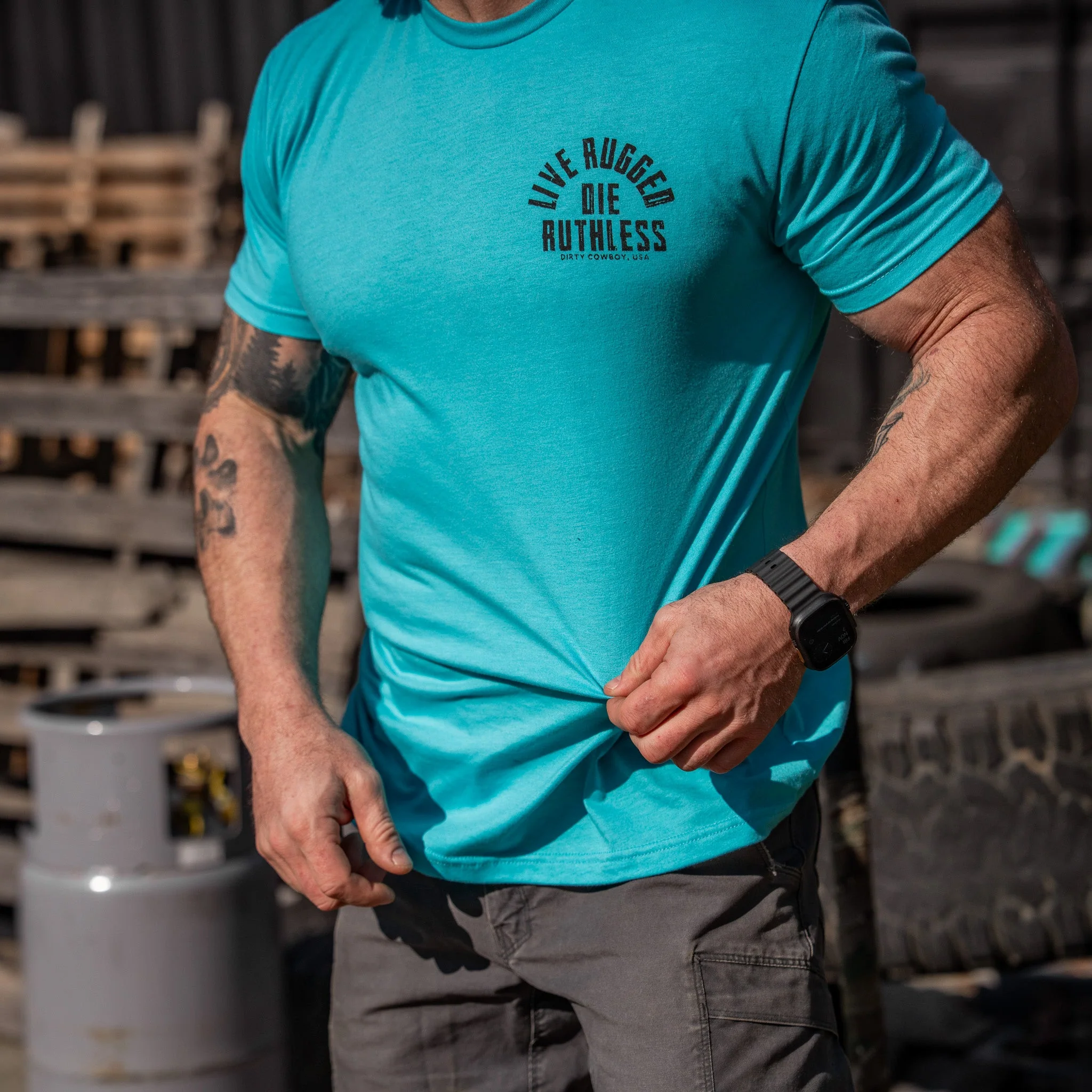 Live Rugged Die Ruthless Men's T-Shirt - Image 38