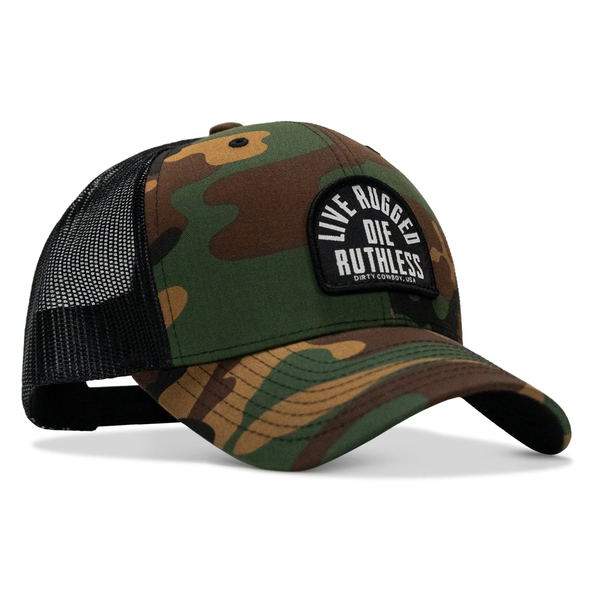 Live Rugged. Die Ruthless Patch Snapback Hat - Image 33