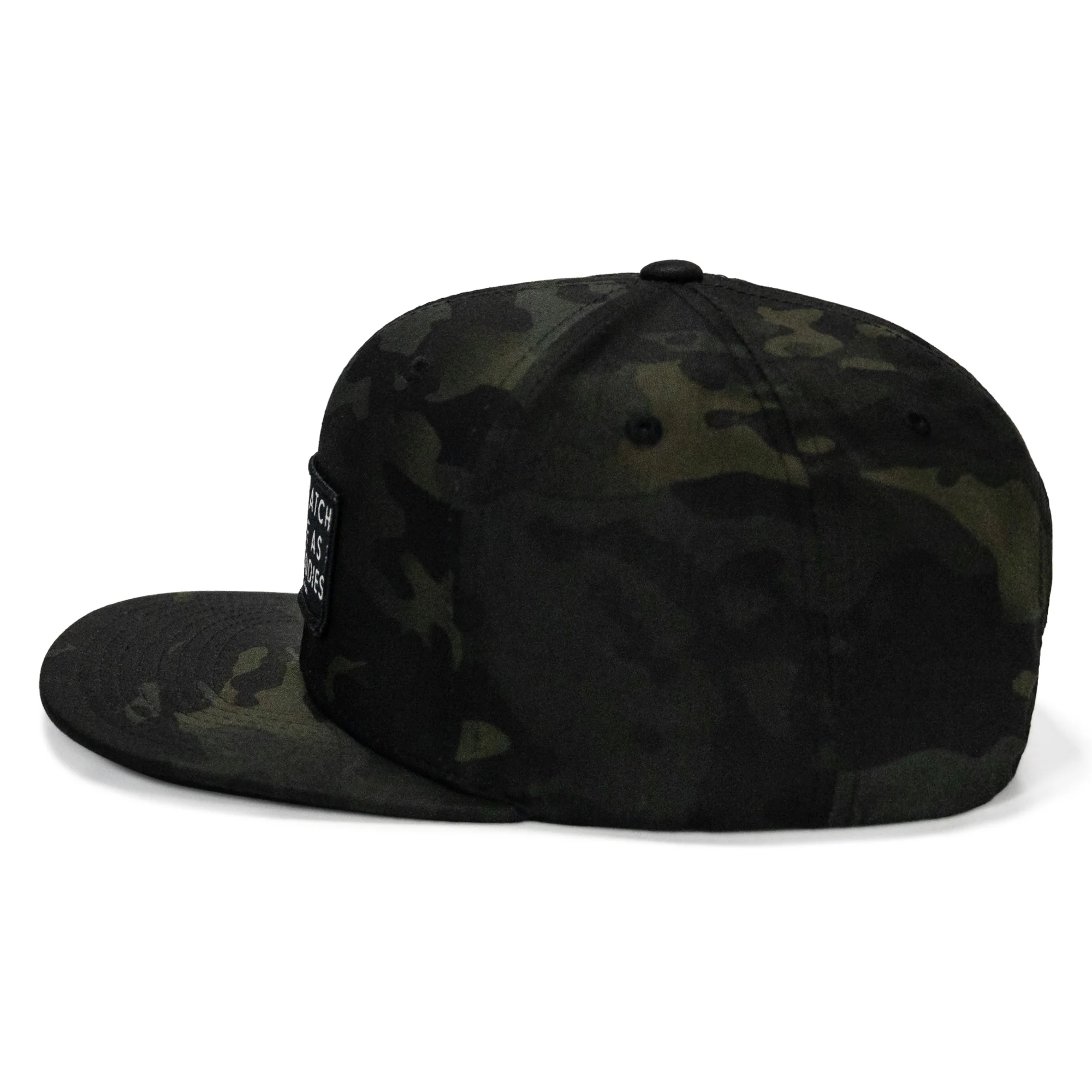 Lord Watch Over Me As I Stack Bodies Patch Flatbill Hat - Image 9