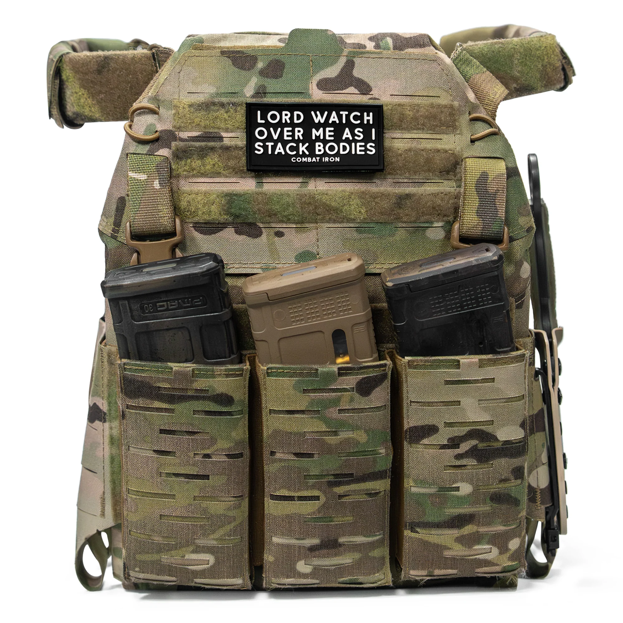 Lord Watch Over Me As I Stack Bodies PVC Patch - Image 5
