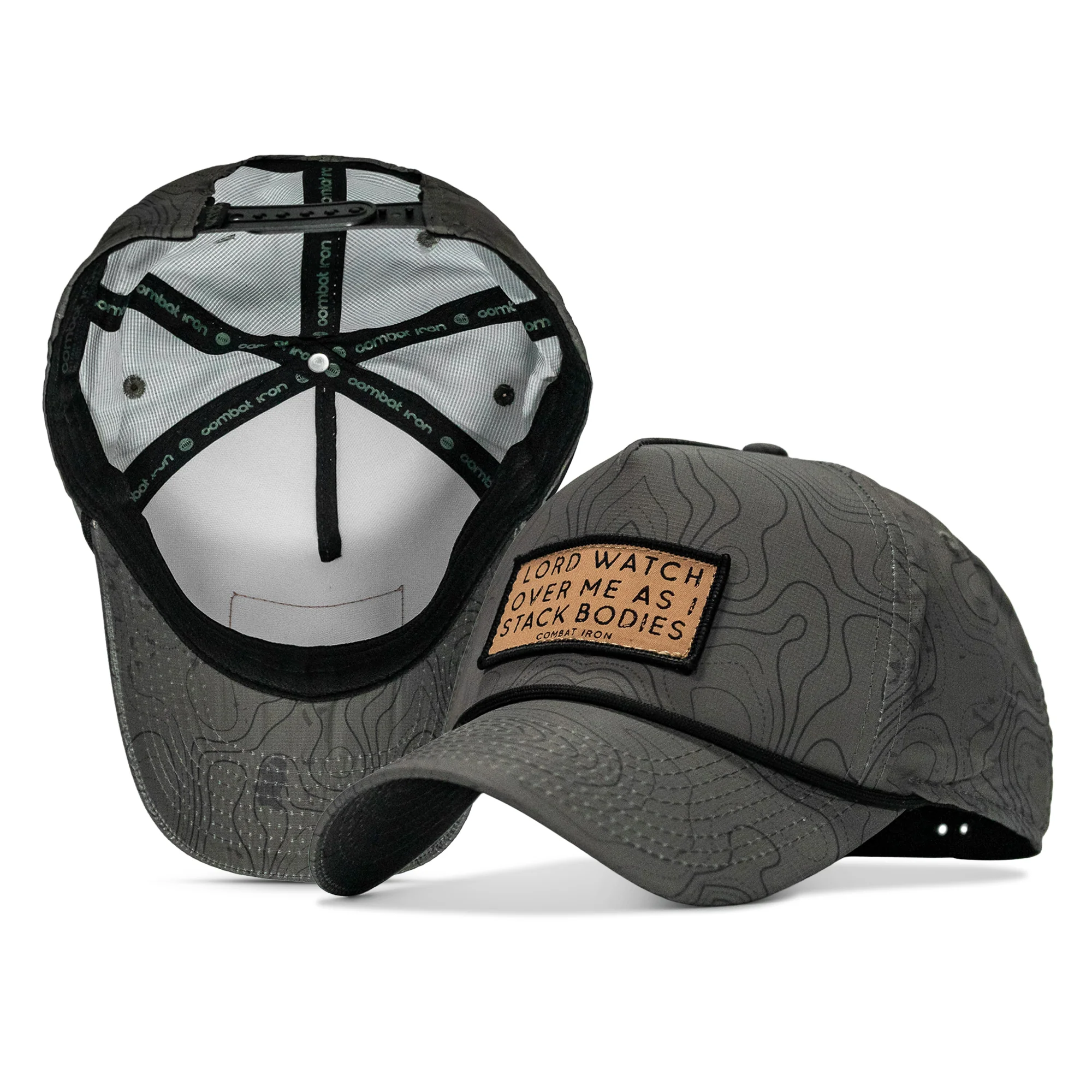 Lord Watch Over Me As I Stack Bodies (Tan) Patch Waterproof Weekender Snapback - Image 17