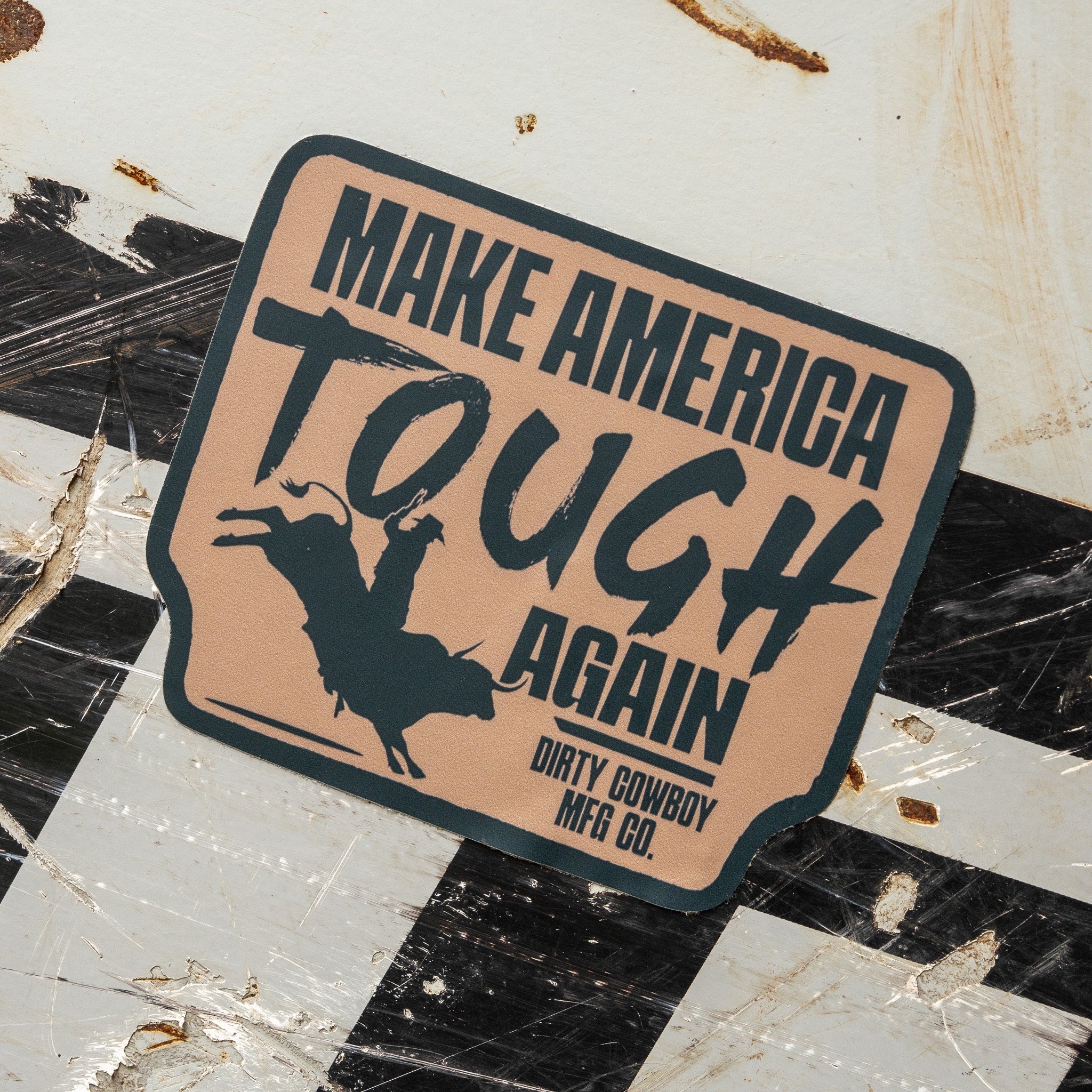 Make American Tough Again Decal Sticker - Image 2