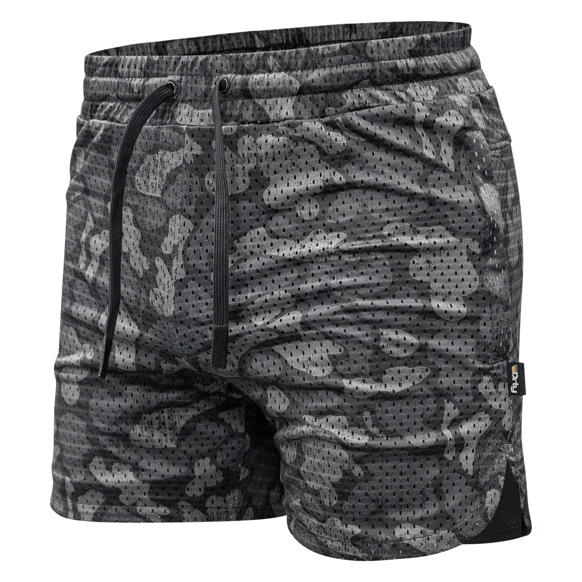 Men’s Double-Layer Mesh Training Shorts — 5" Inseam - Image 10