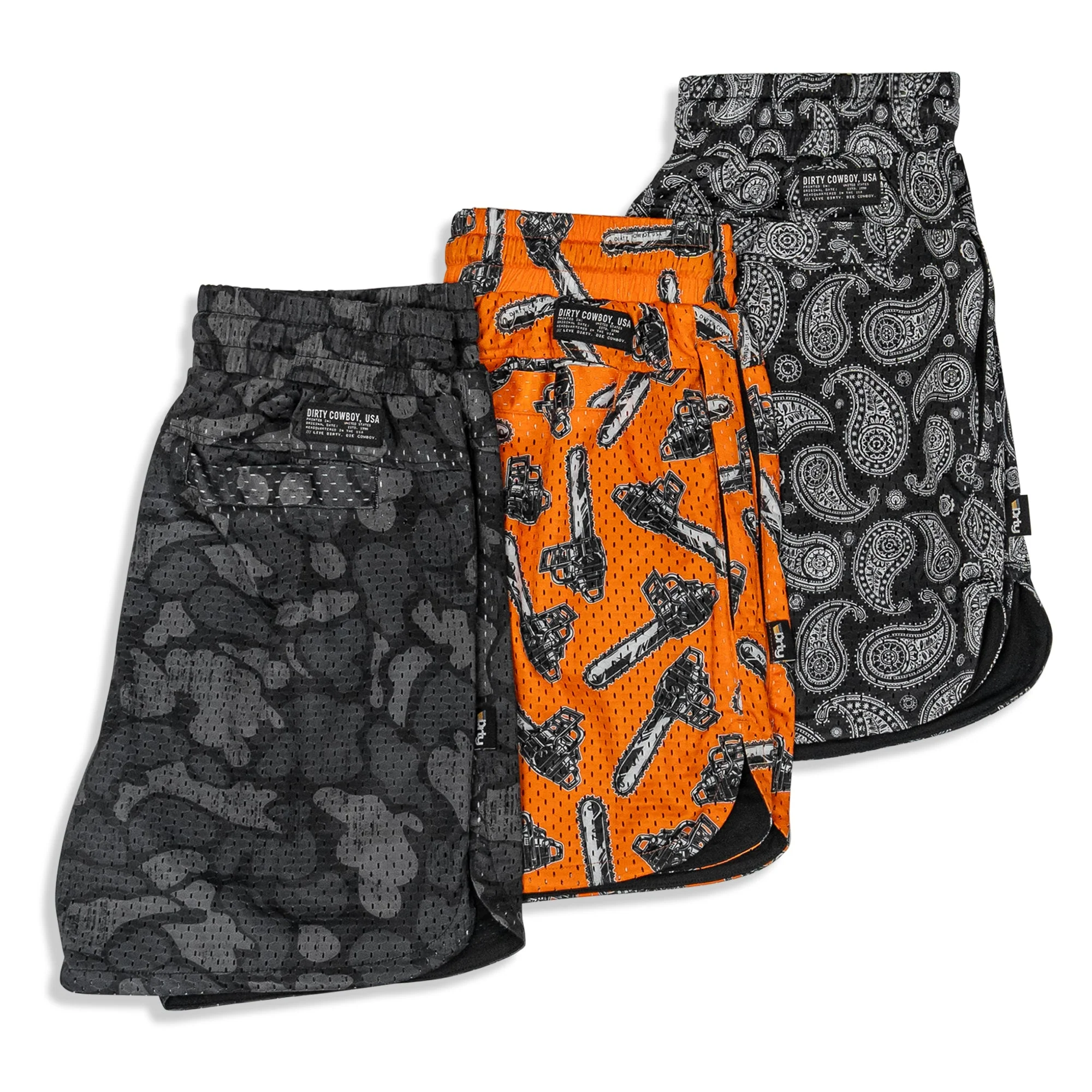 Men’s Double-Layer Mesh Training Shorts — 5" Inseam - Image 55