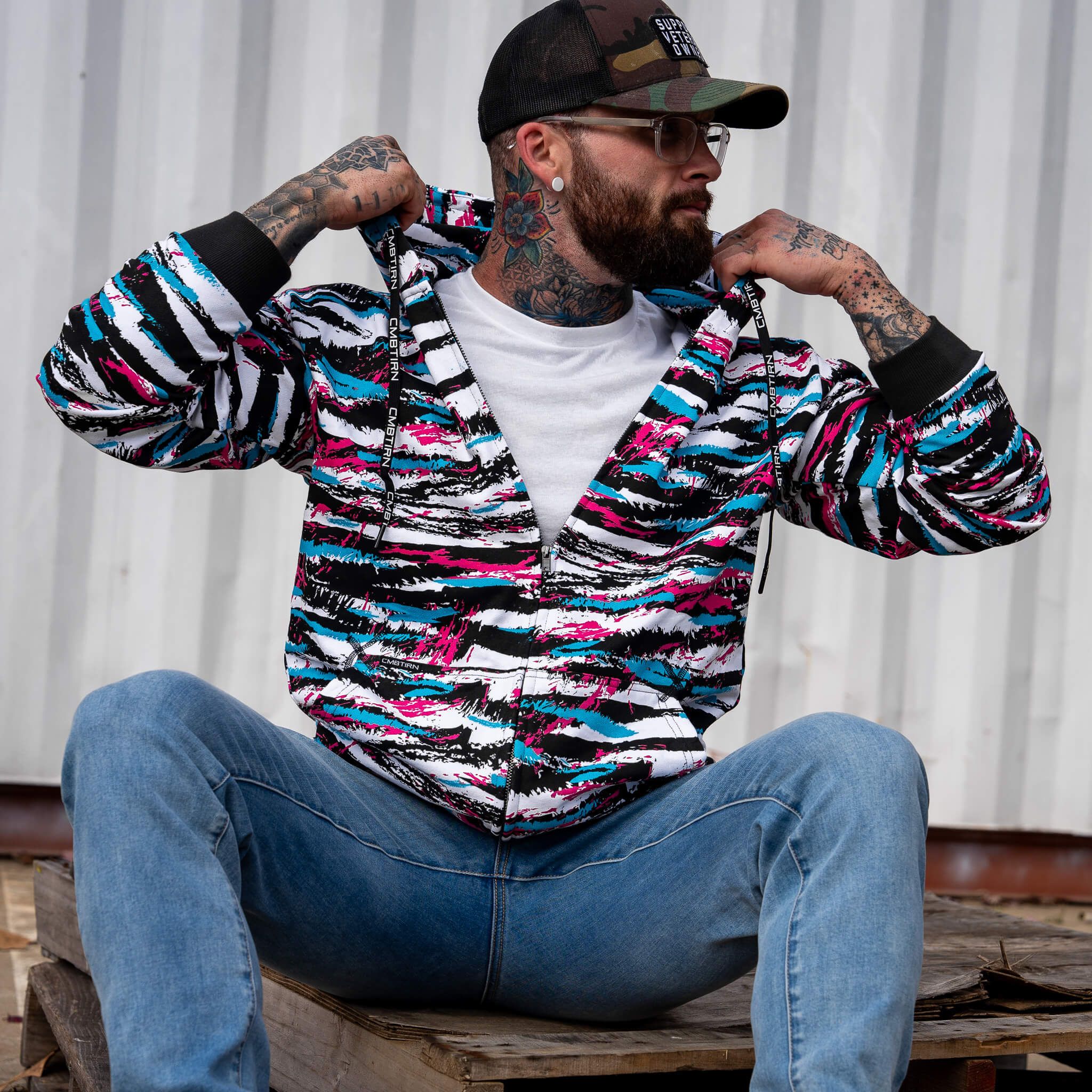 Men's Fleece Lined Zip Up Hoodie - Image 47