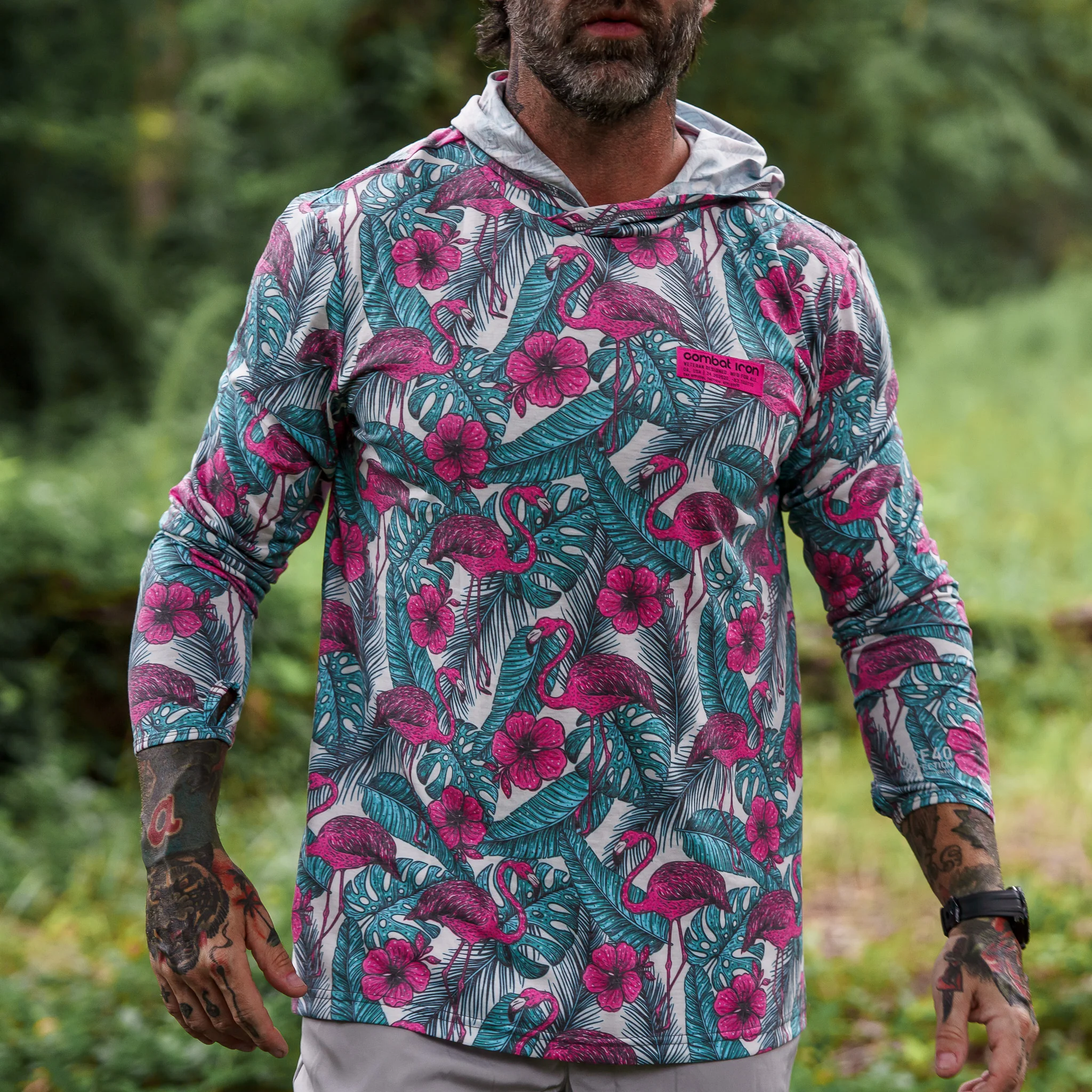 Men's Outdoors Long Sleeve Performance Hoodie - Image 36