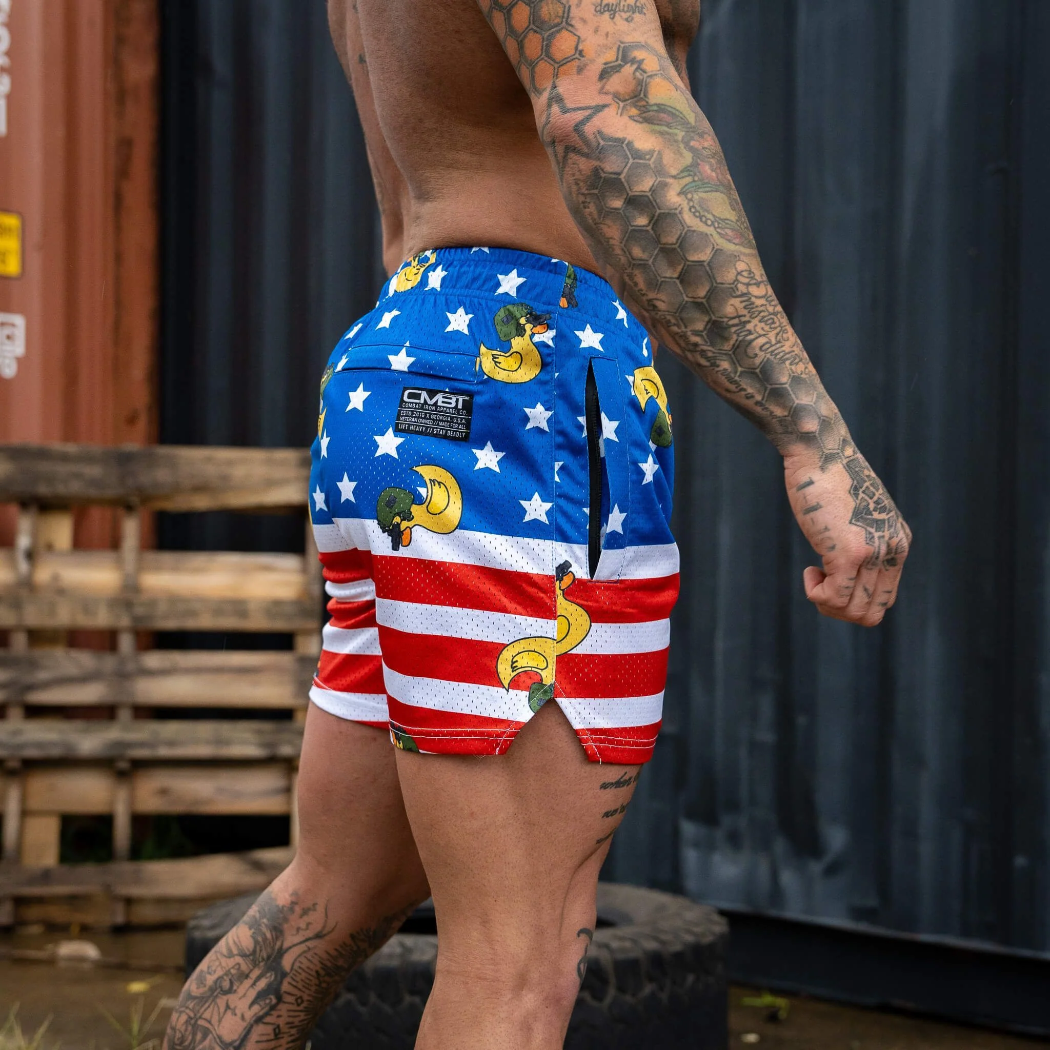 Mid Thigh Mesh Training / Lifestyle Shorts | 5" - Image 107