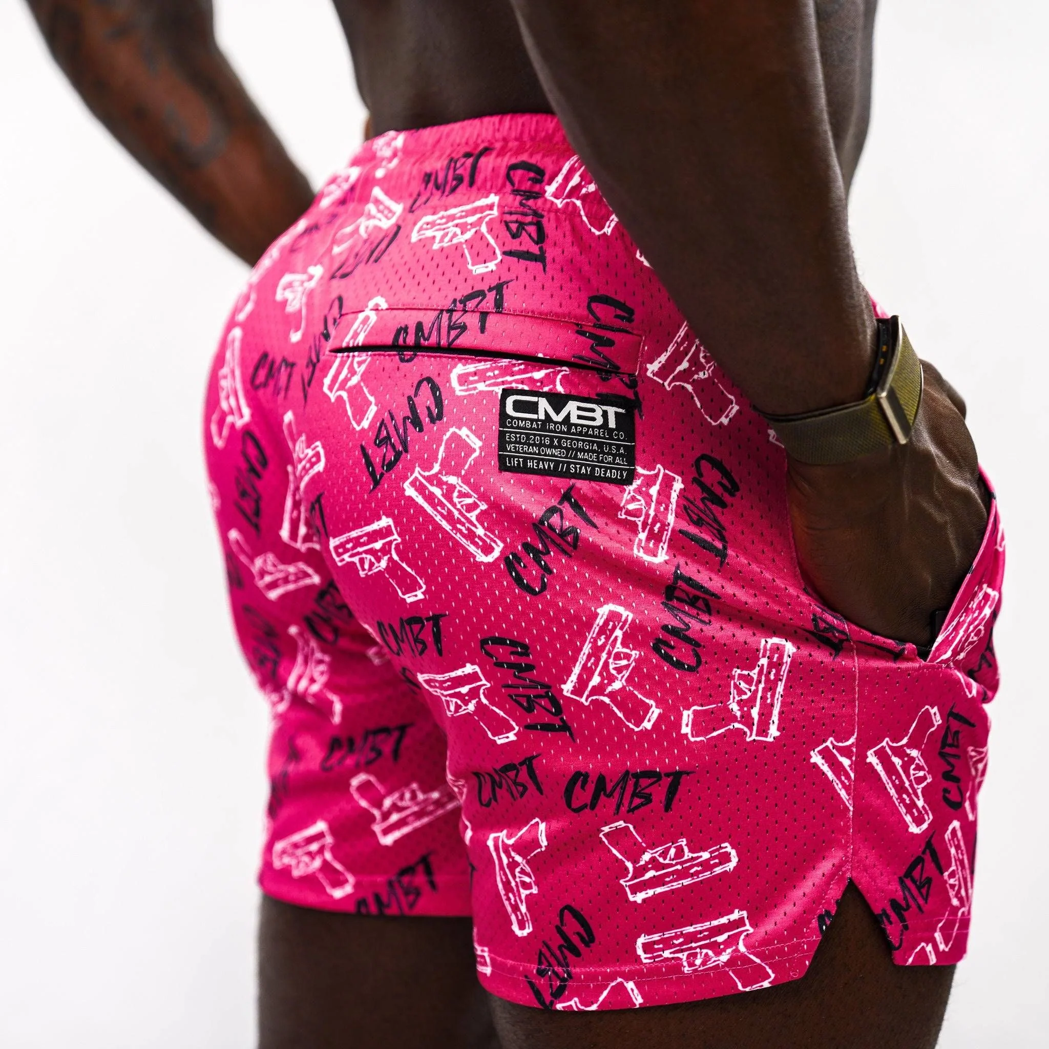 Mid Thigh Mesh Training / Lifestyle Shorts | 5" - Image 11