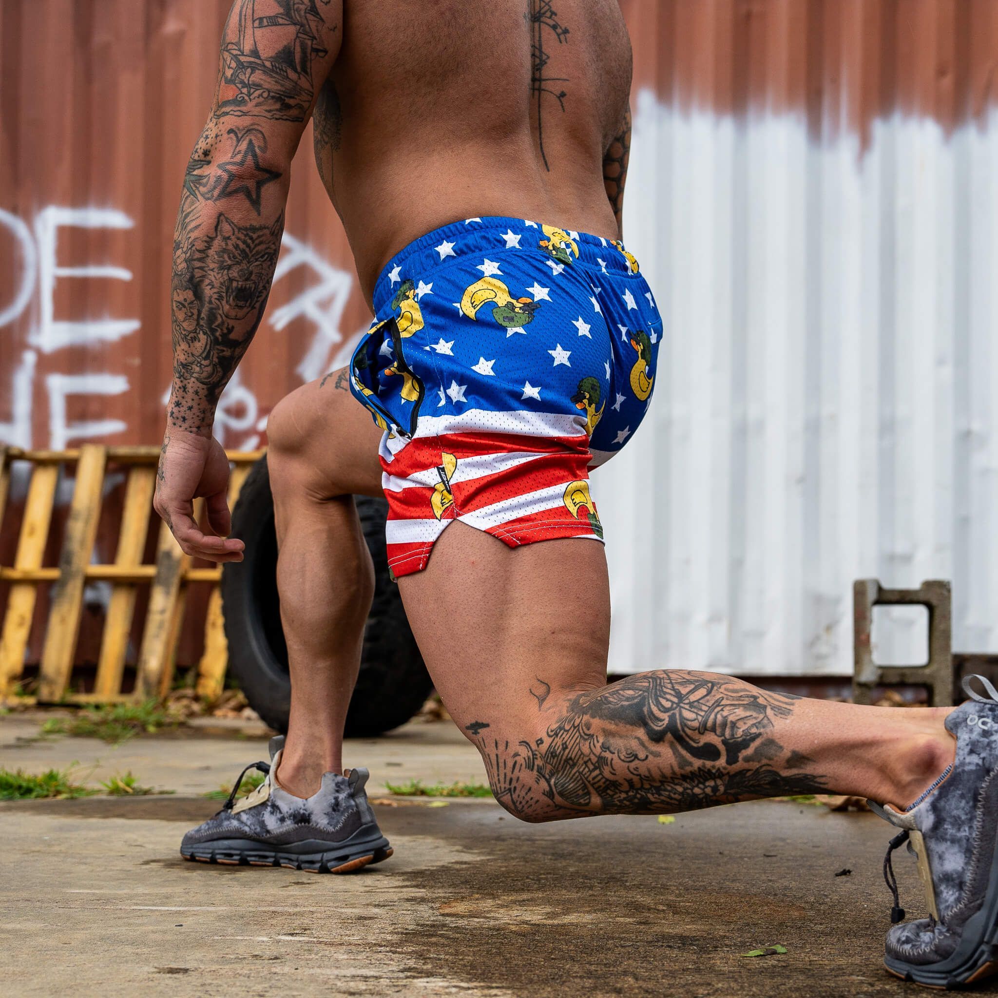 Mid Thigh Mesh Training / Lifestyle Shorts | 5" - Image 116