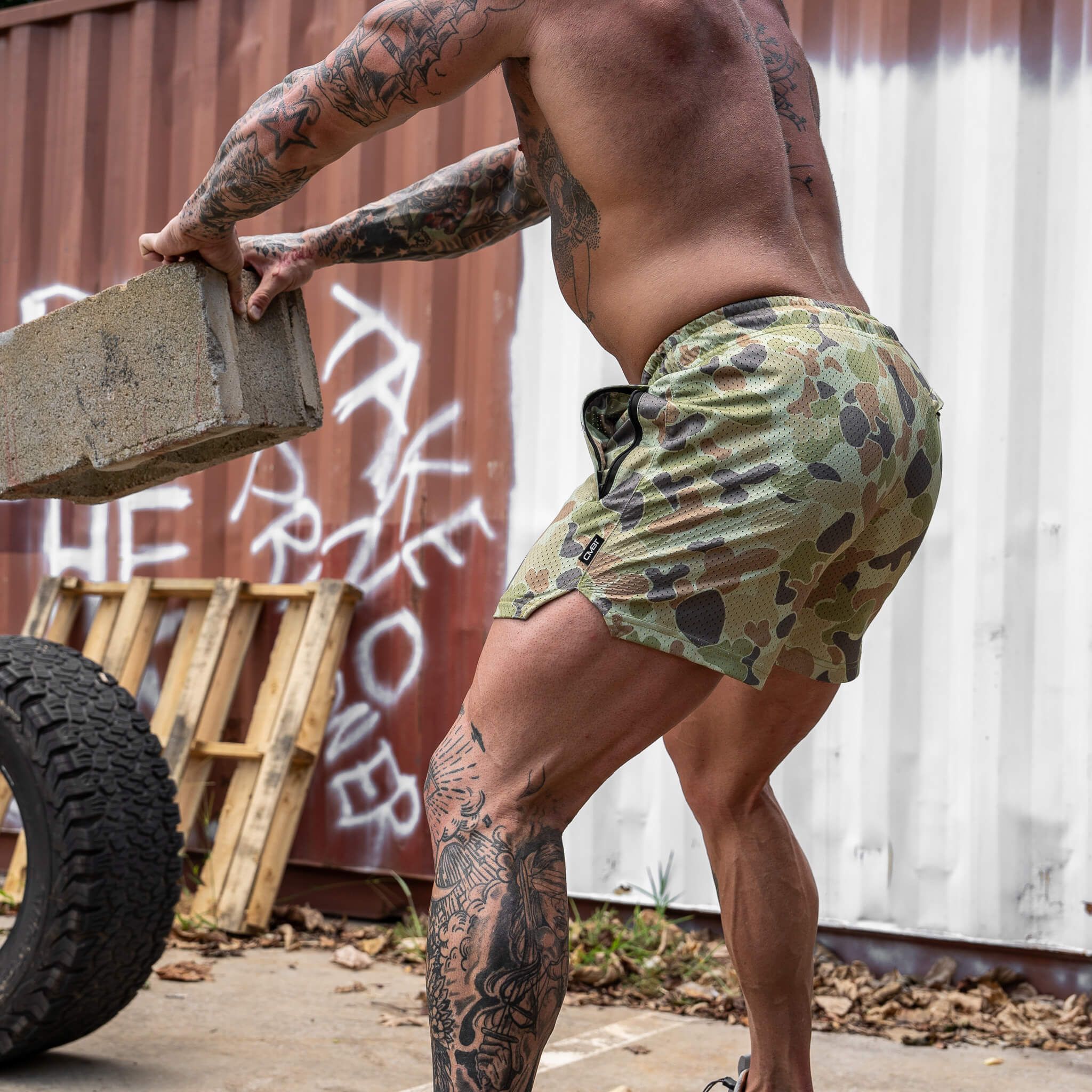 Mid Thigh Mesh Training / Lifestyle Shorts | 5" - Image 125