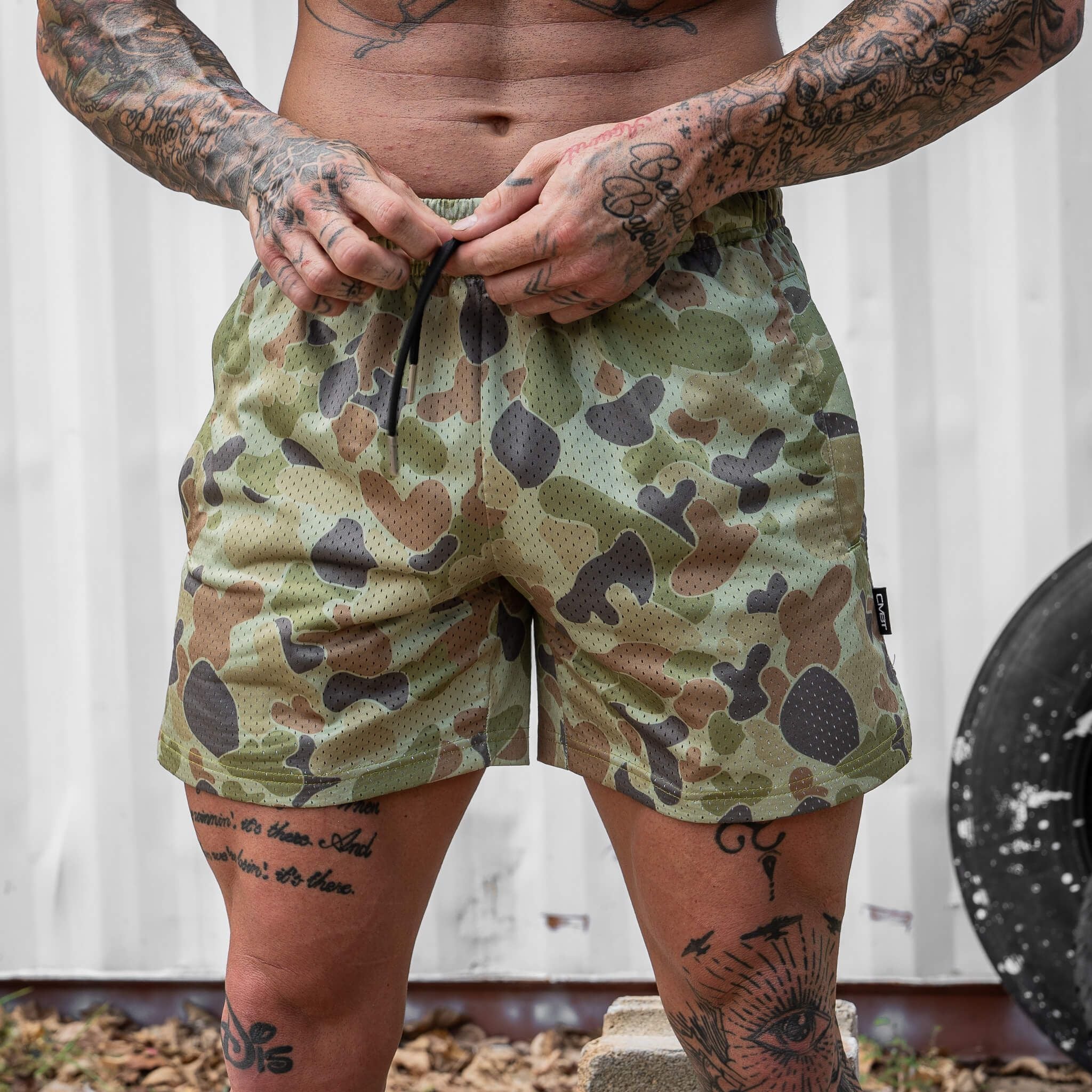 Mid Thigh Mesh Training / Lifestyle Shorts | 5" - Image 126
