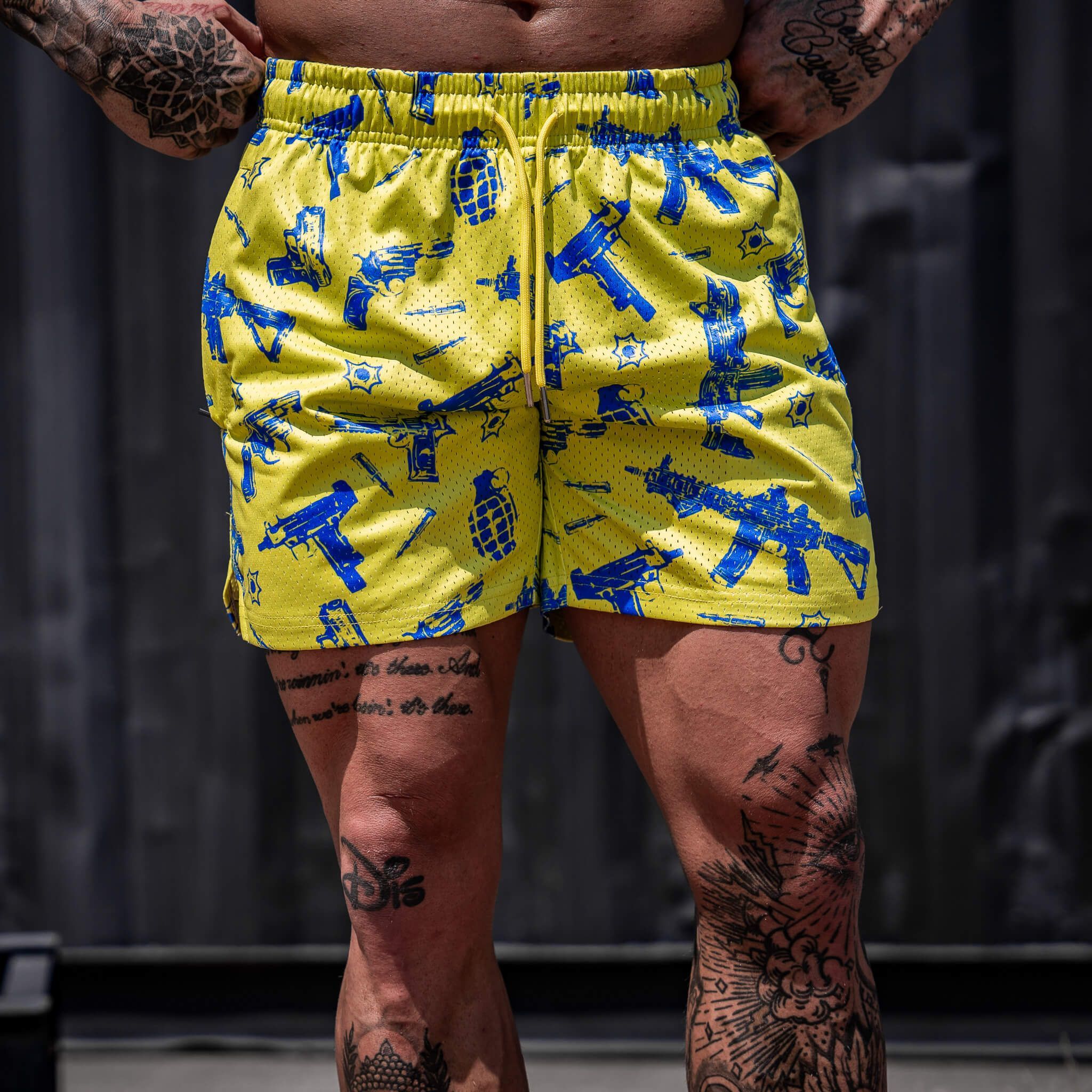 Mid Thigh Mesh Training / Lifestyle Shorts | 5" - Image 138