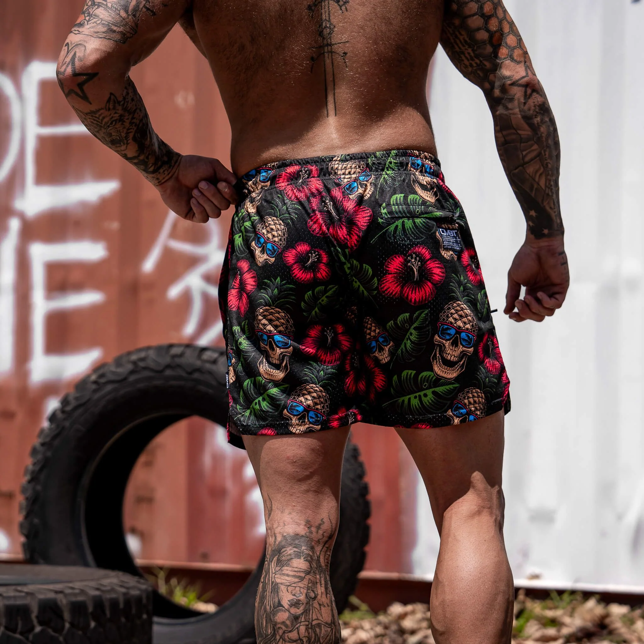 Mid Thigh Mesh Training / Lifestyle Shorts | 5" - Image 171