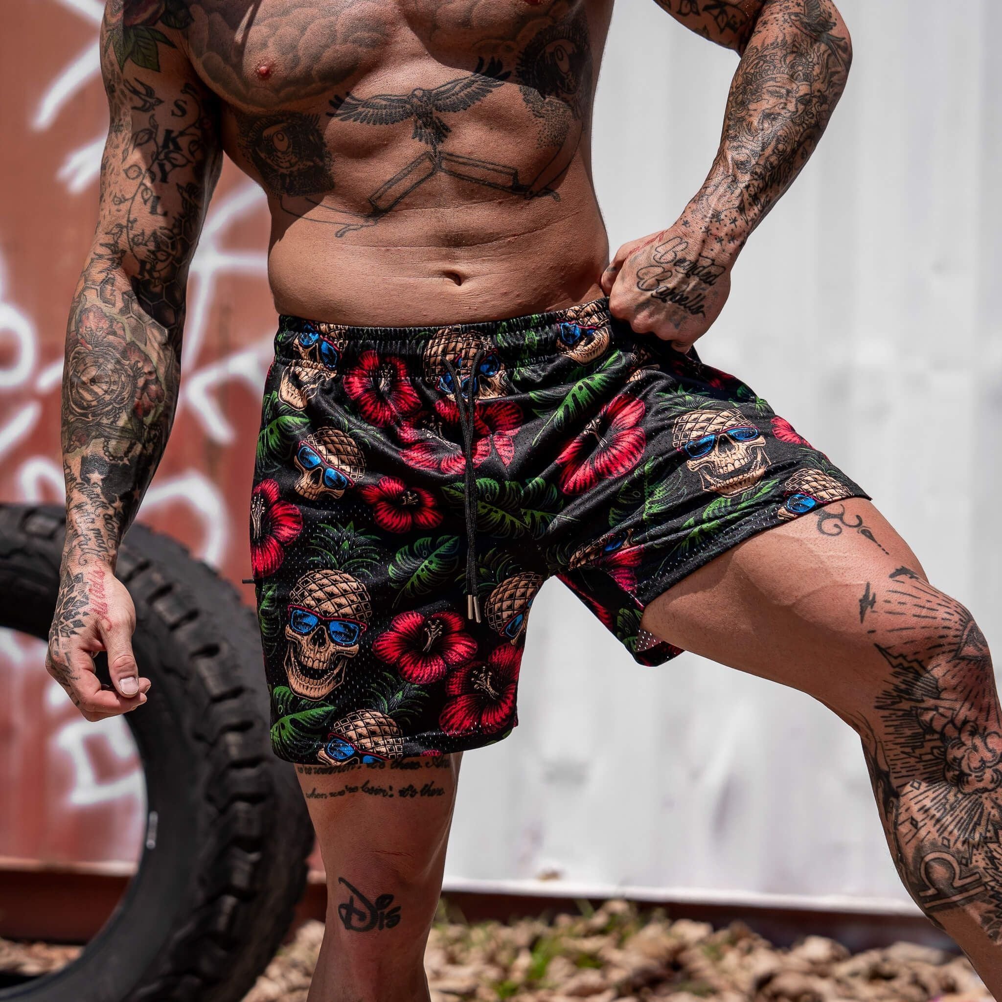 Mid Thigh Mesh Training / Lifestyle Shorts | 5" - Image 172