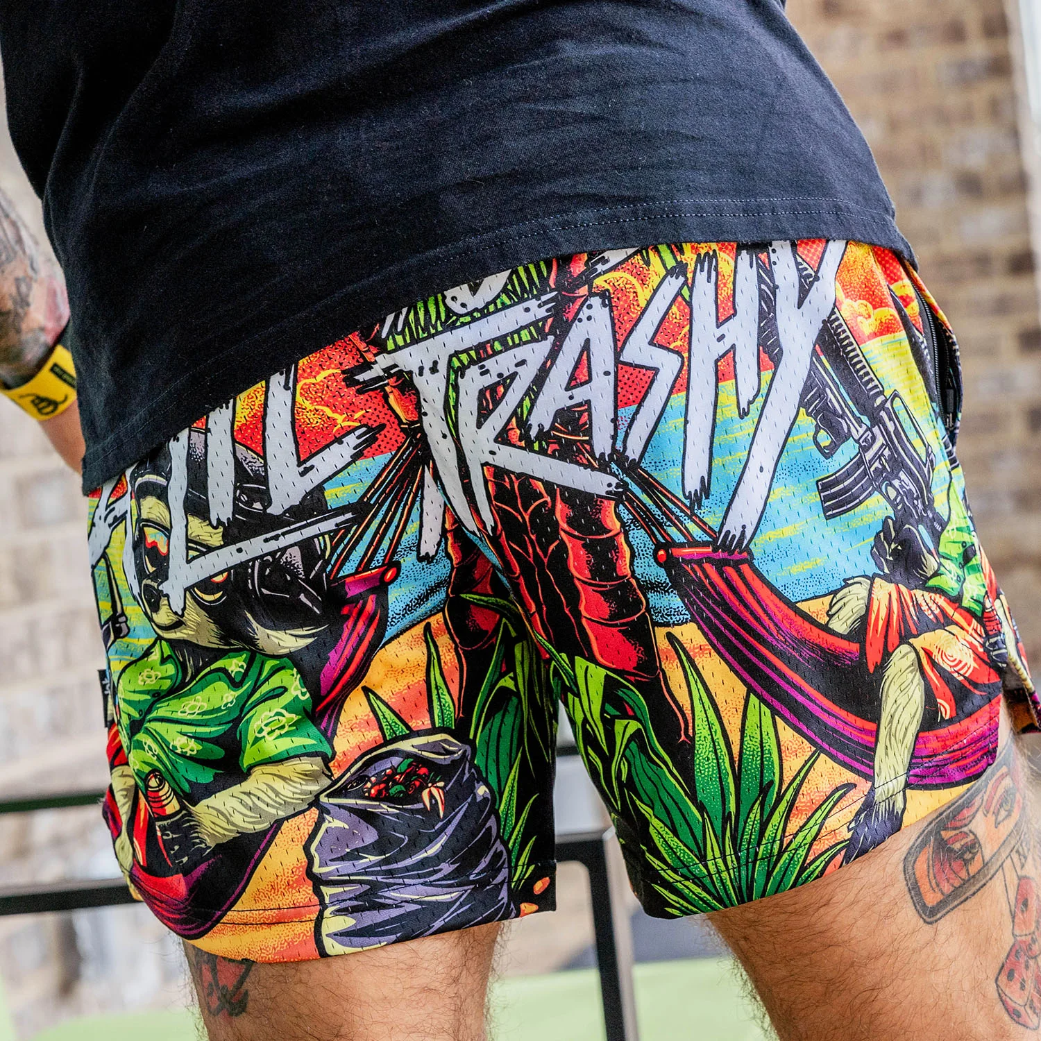 Mid Thigh Mesh Training / Lifestyle Shorts | 5" - Image 198