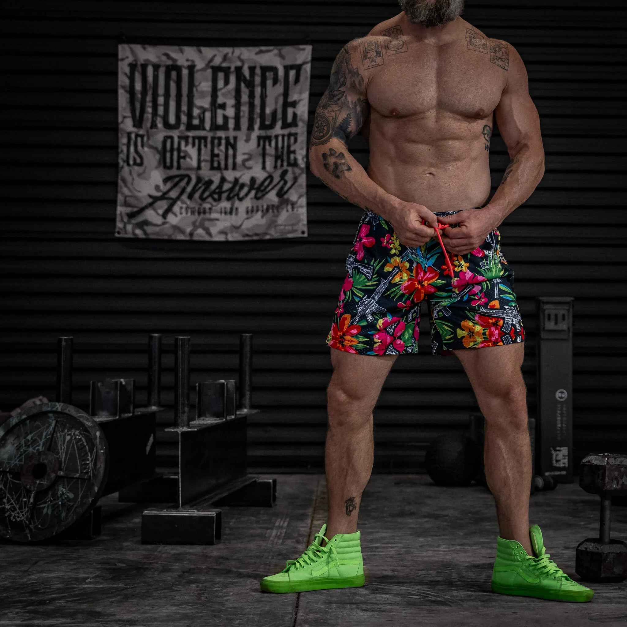 Mid Thigh Mesh Training / Lifestyle Shorts | 5" - Image 203