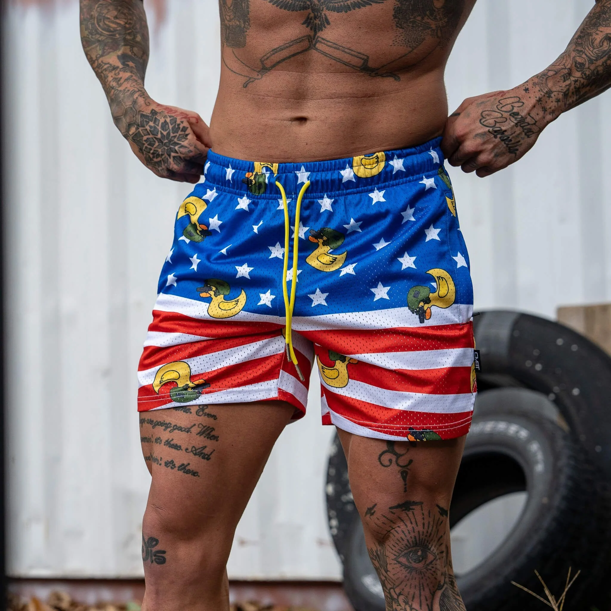 Mid Thigh Mesh Training / Lifestyle Shorts | 5" - Image 43