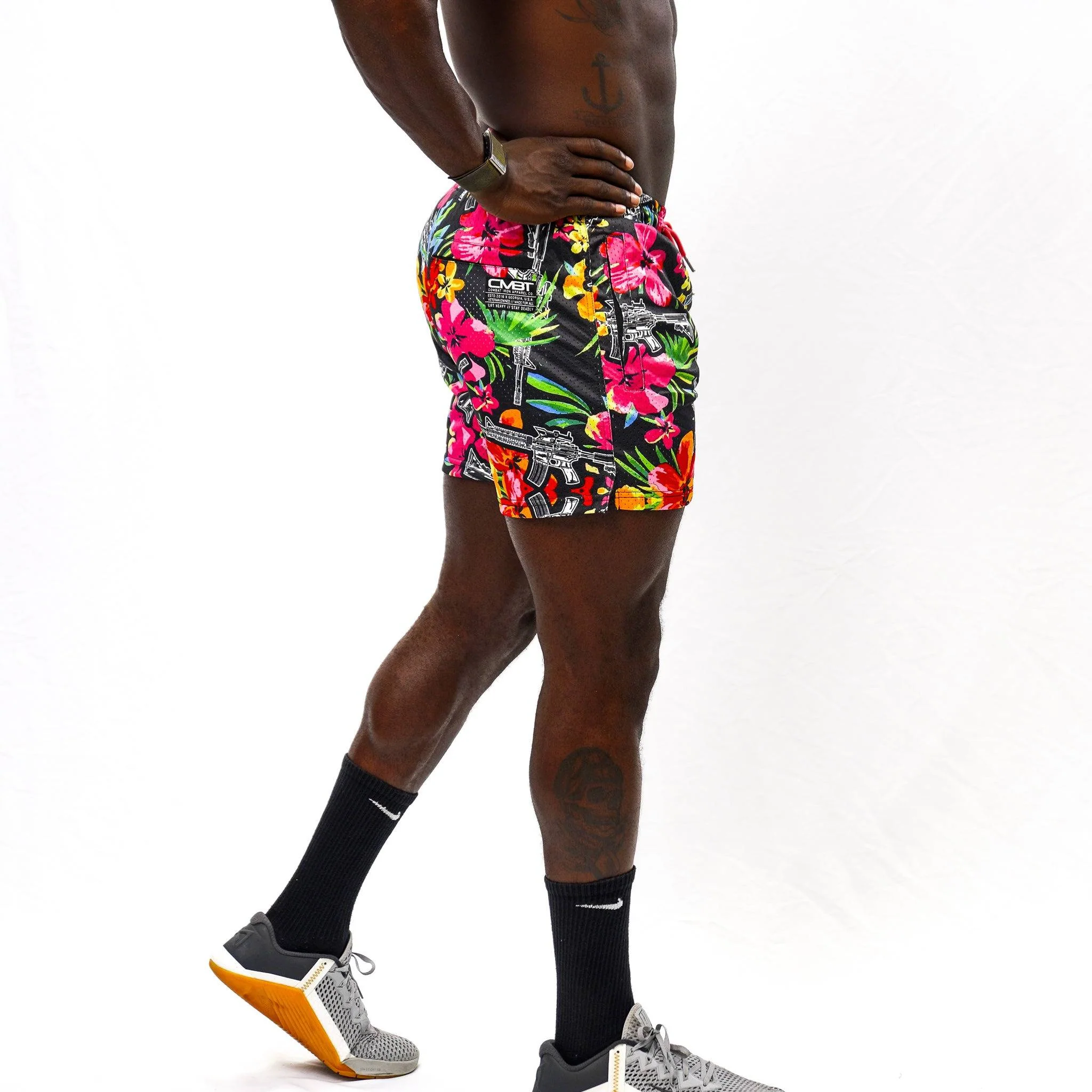 Mid Thigh Mesh Training / Lifestyle Shorts | 5" - Image 57
