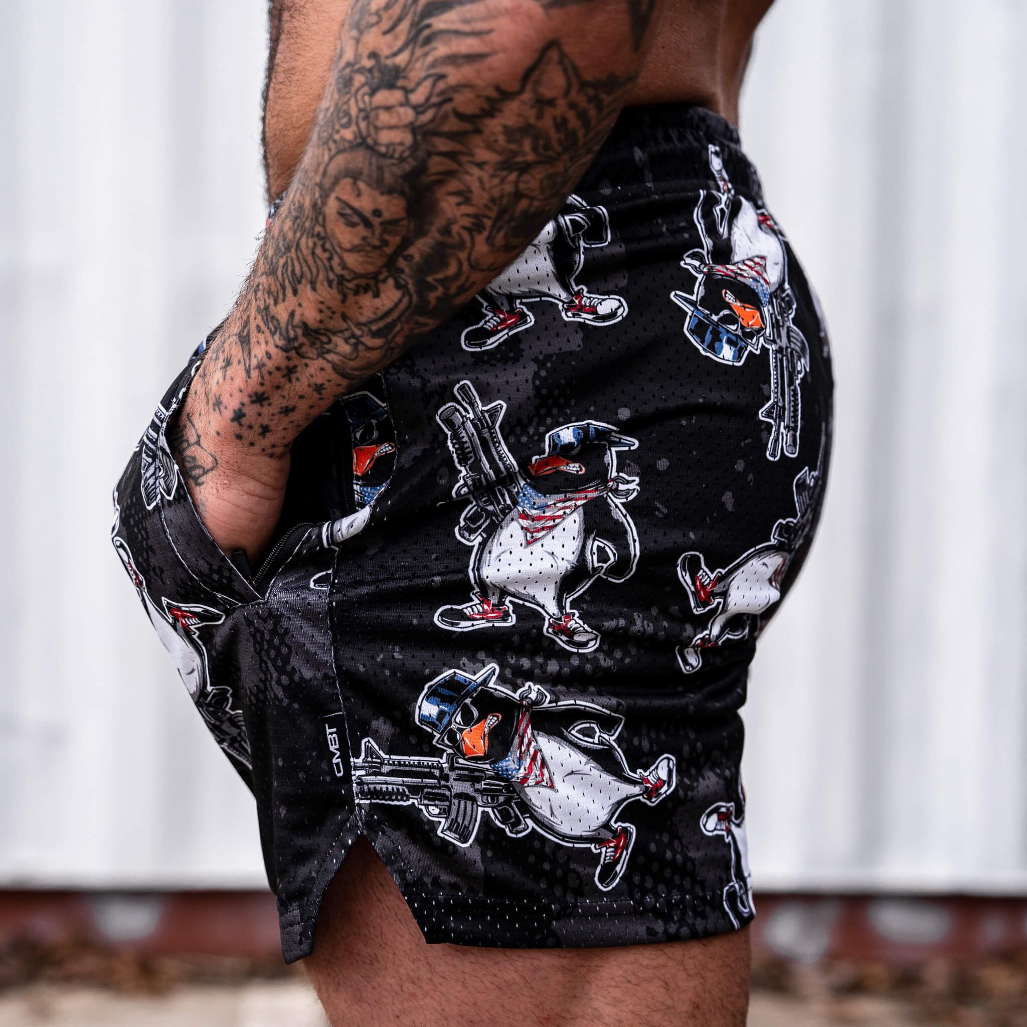 Mid Thigh Mesh Training / Lifestyle Shorts | 5" - Image 81