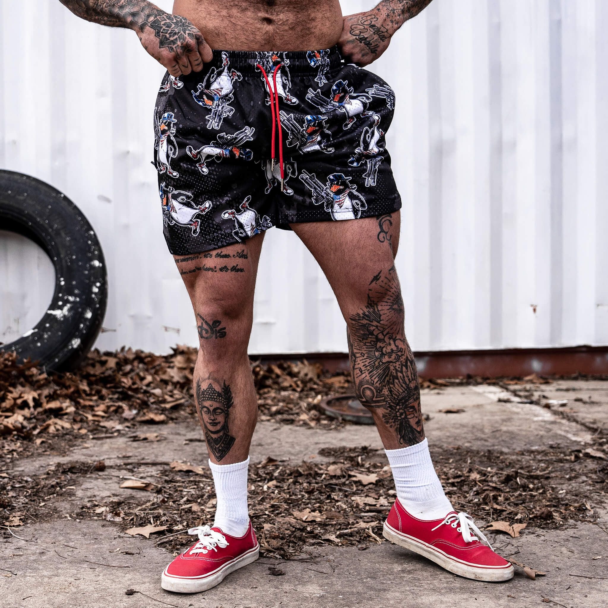 Mid Thigh Mesh Training / Lifestyle Shorts | 5" - Image 85