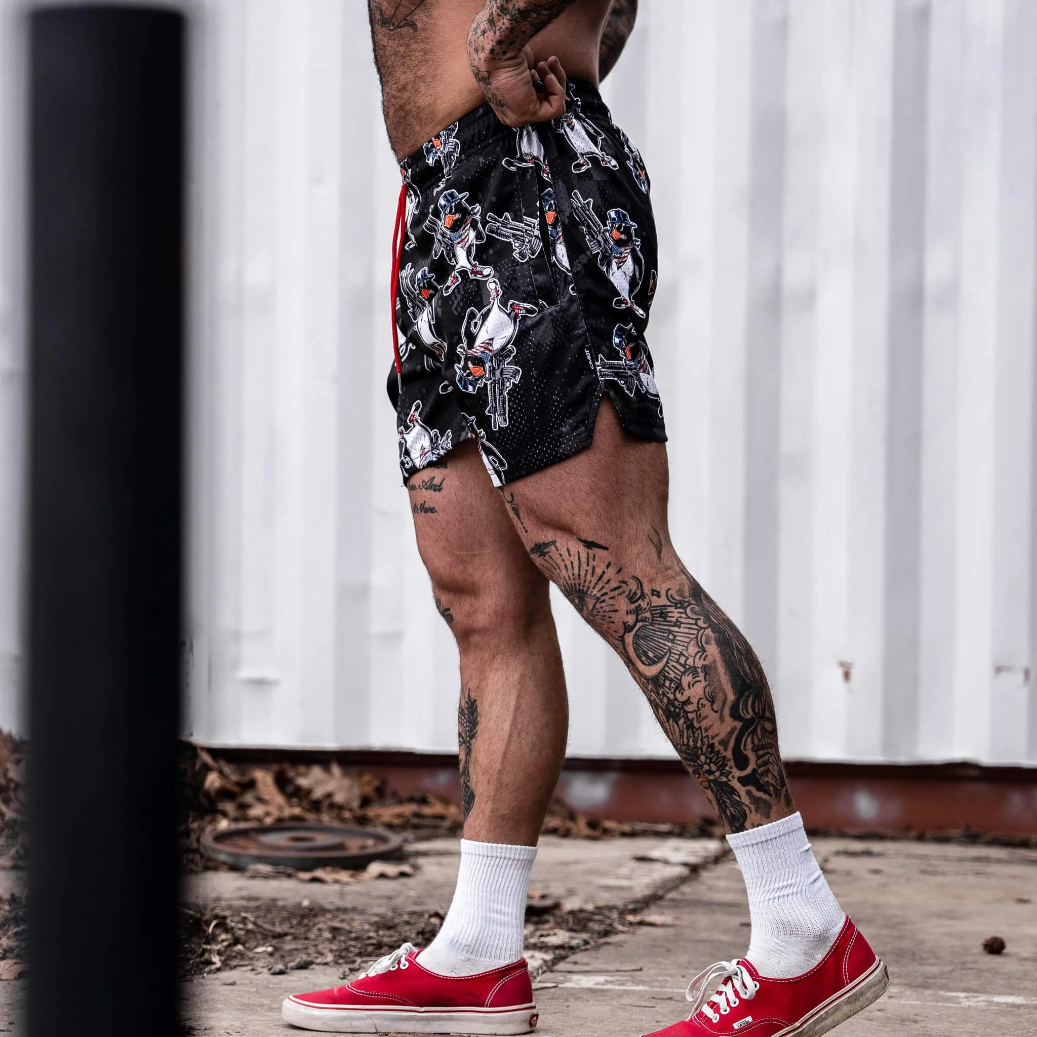 Mid Thigh Mesh Training / Lifestyle Shorts | 5" - Image 86