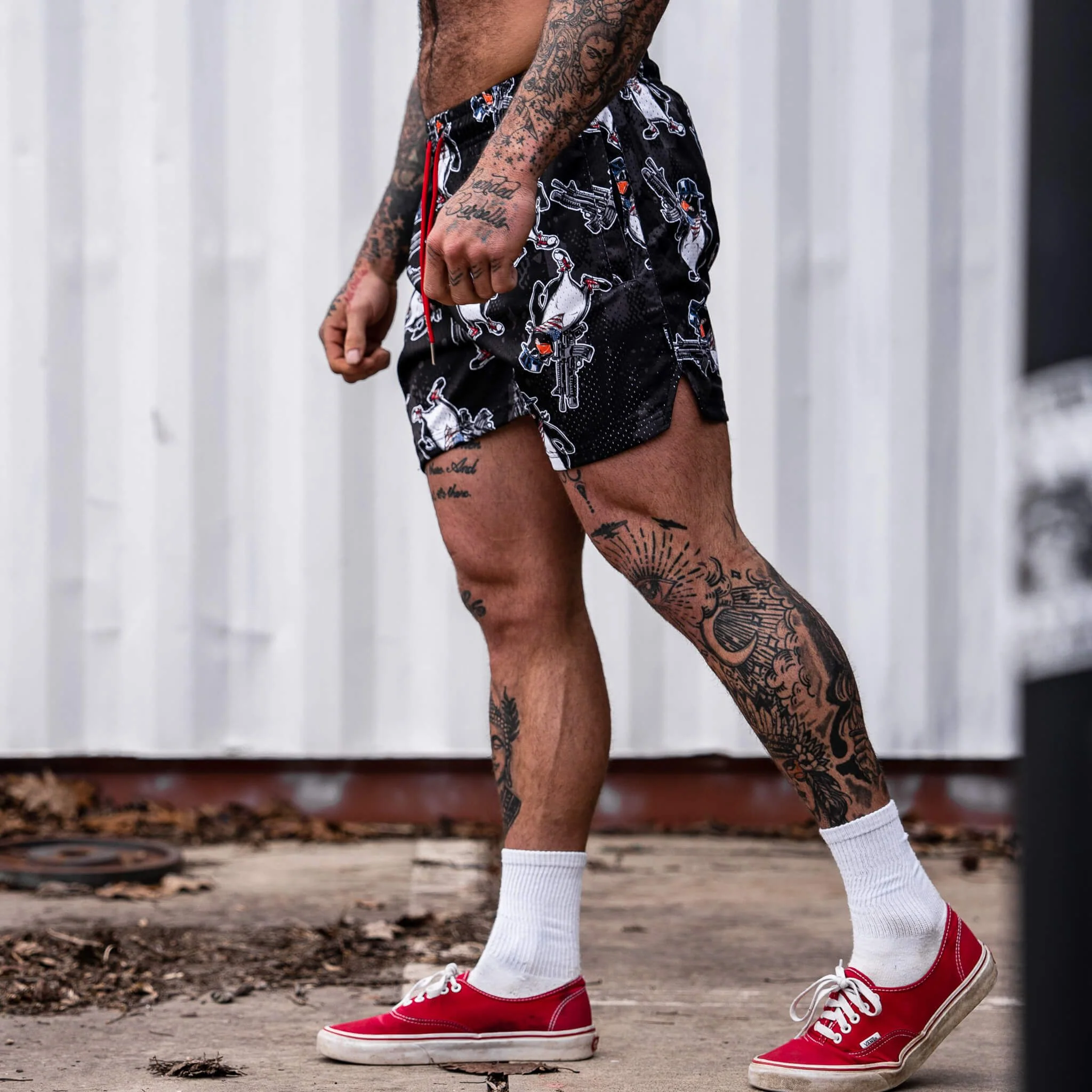 Mid Thigh Mesh Training / Lifestyle Shorts | 5" - Image 87