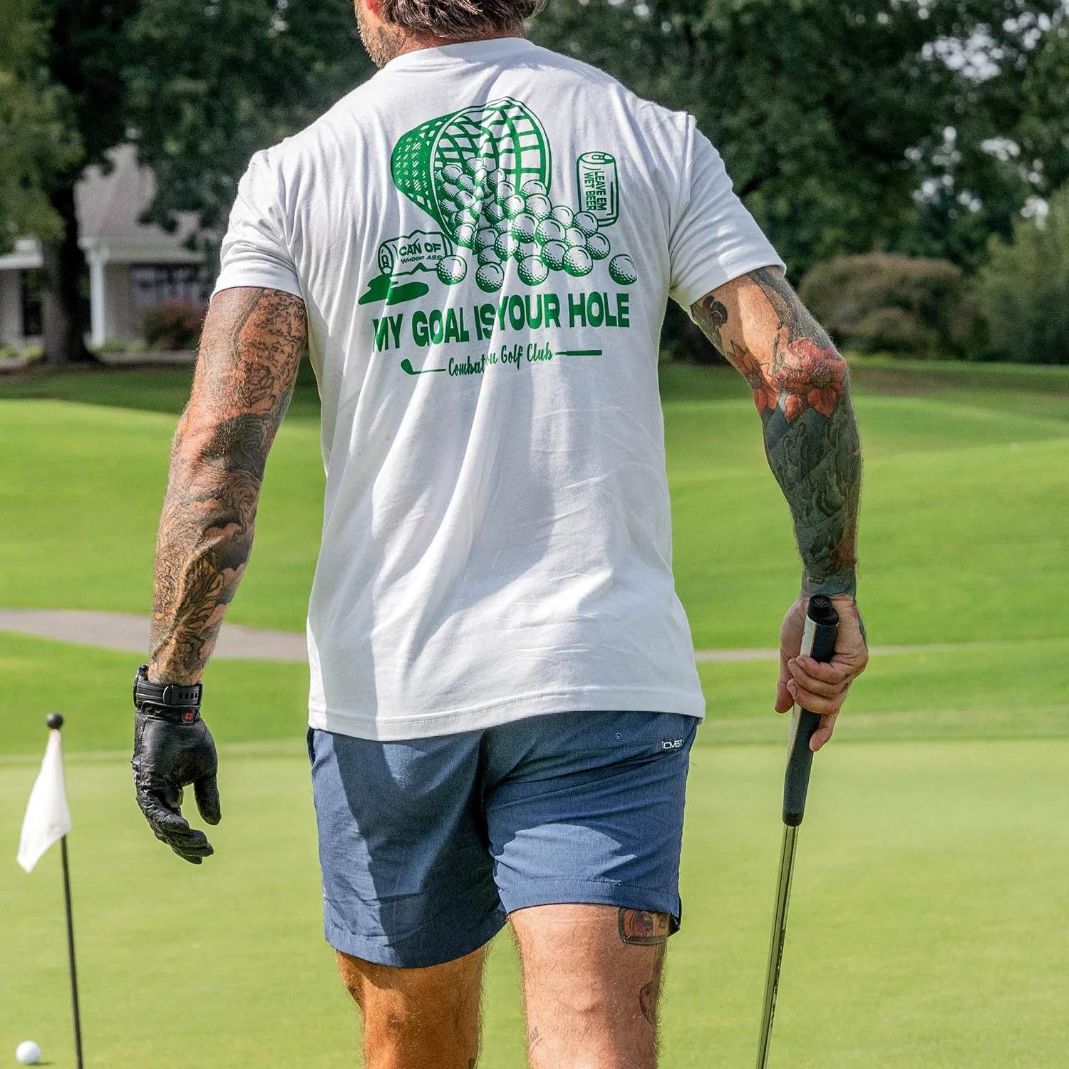 My Goal Is Your Hole Golf Club Men's T-Shirt - Image 7