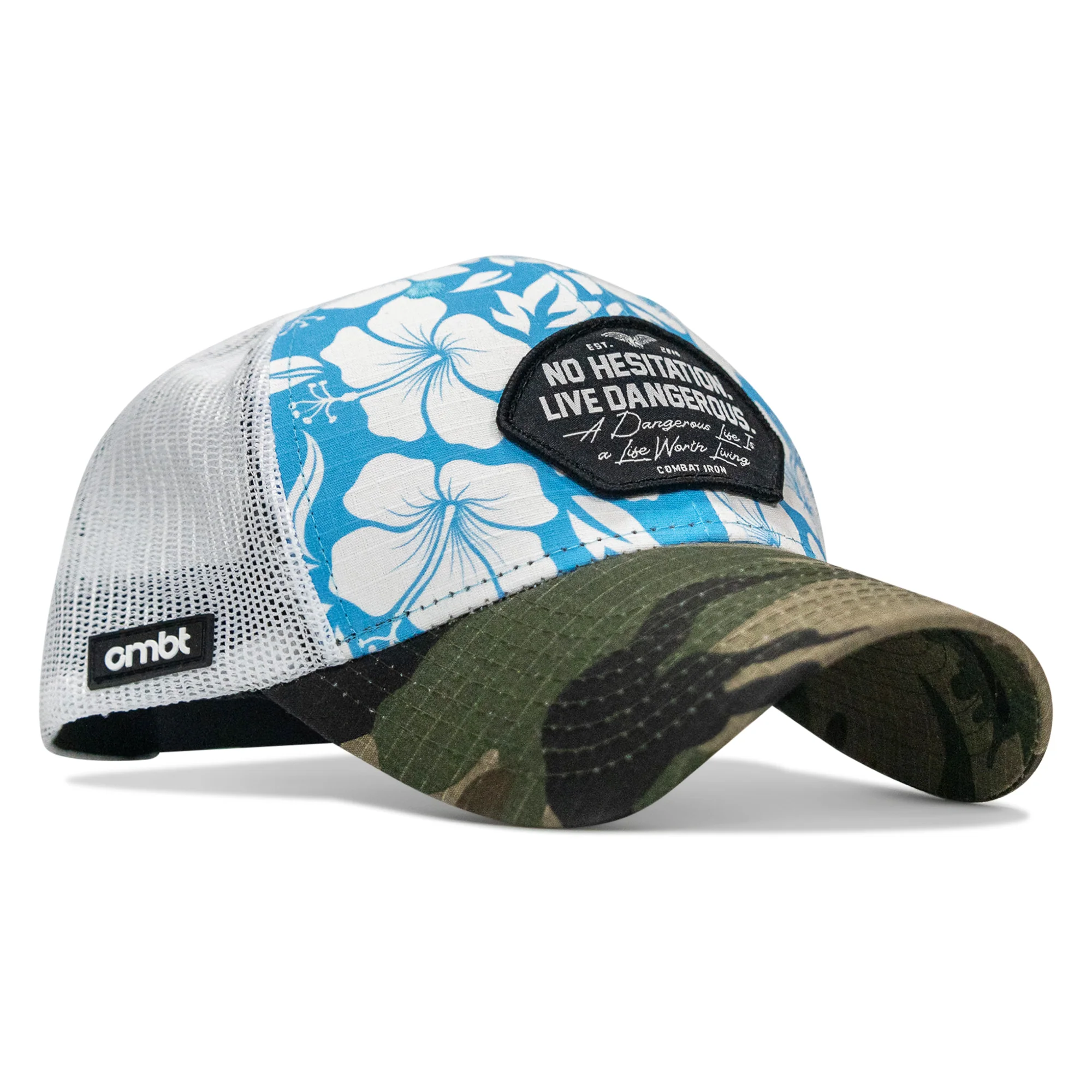 No Hesitation. Live Dangerous Patch Original Ripstop Snapback Hat - Image 9