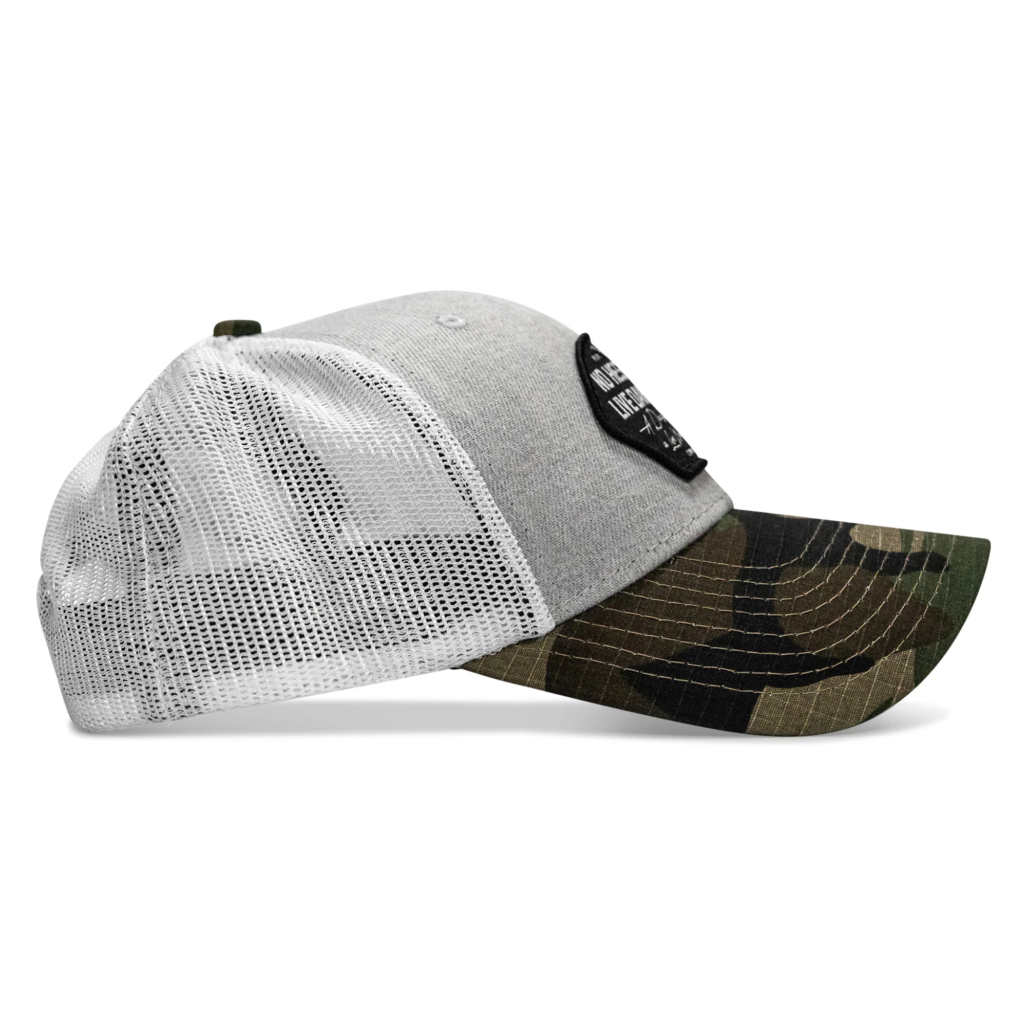 No Hesitation. Live Dangerous Patch Snapback Hat - Image 20