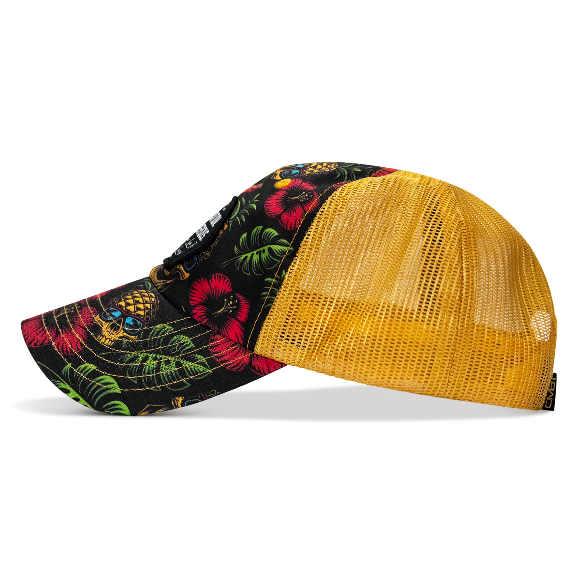 No Hesitation. Live Dangerous Patch Tactical Ripstop Mesh Snapback Hat - Image 4