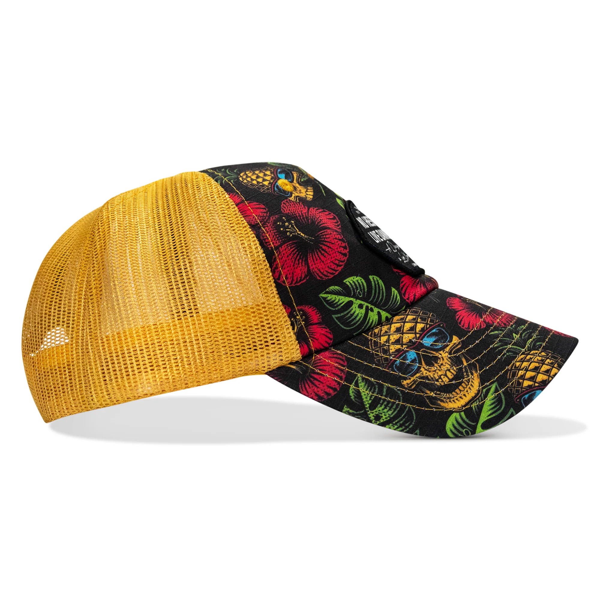 No Hesitation. Live Dangerous Patch Tactical Ripstop Mesh Snapback Hat - Image 5