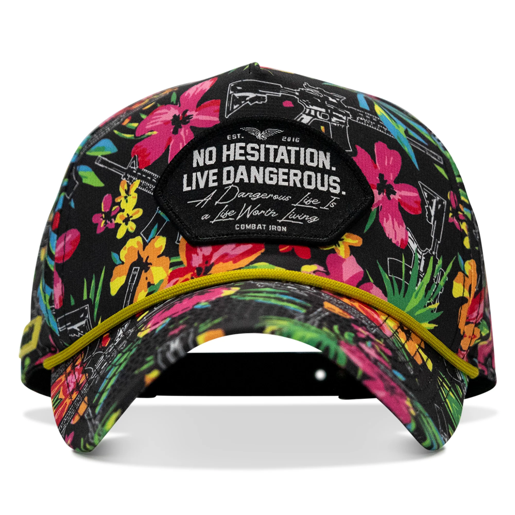 No Hesitation. Live Dangerous Patch Weekender Snapback - Image 36