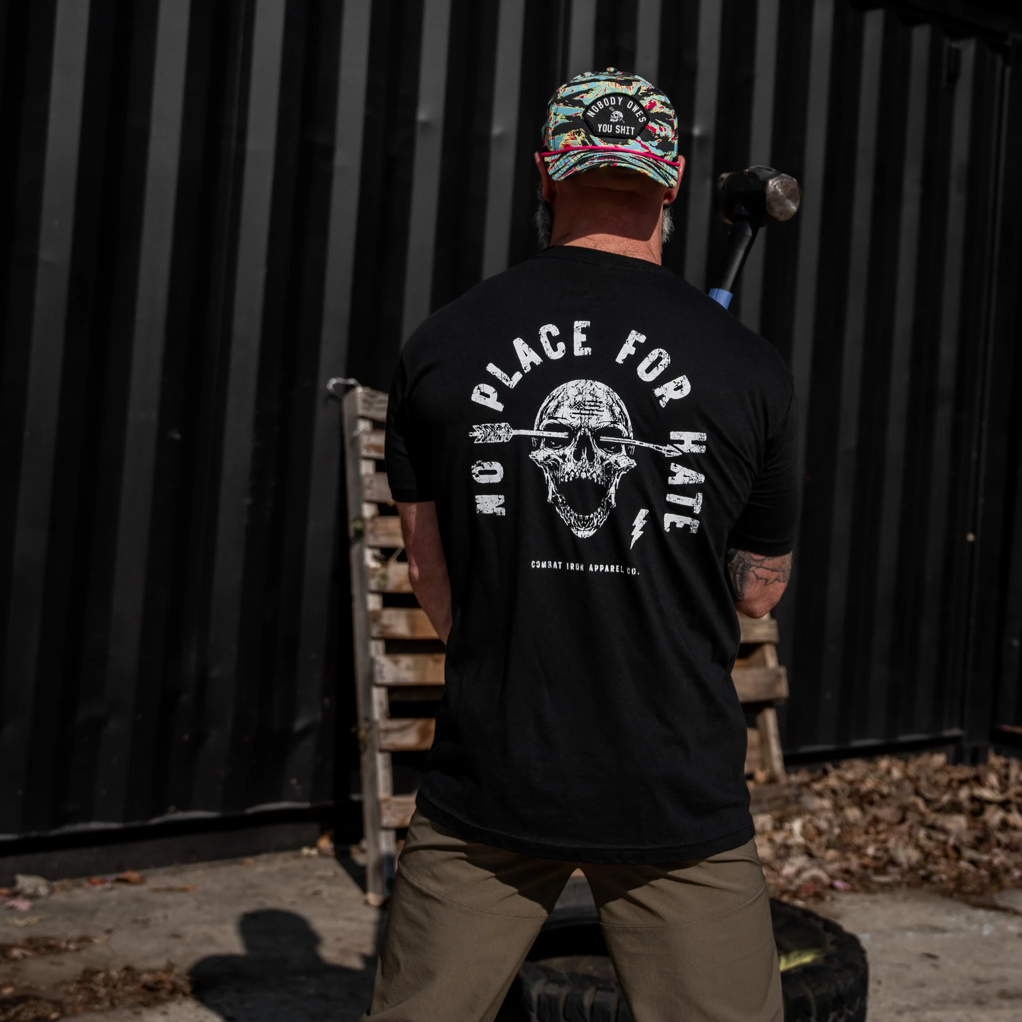 No Place For Hate Men's T-Shirt - Image 7