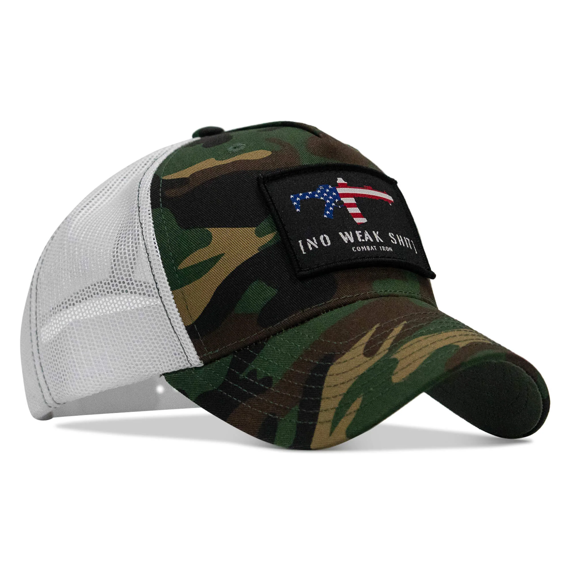 No Weak Shit Patch Snapback Hat - Image 7
