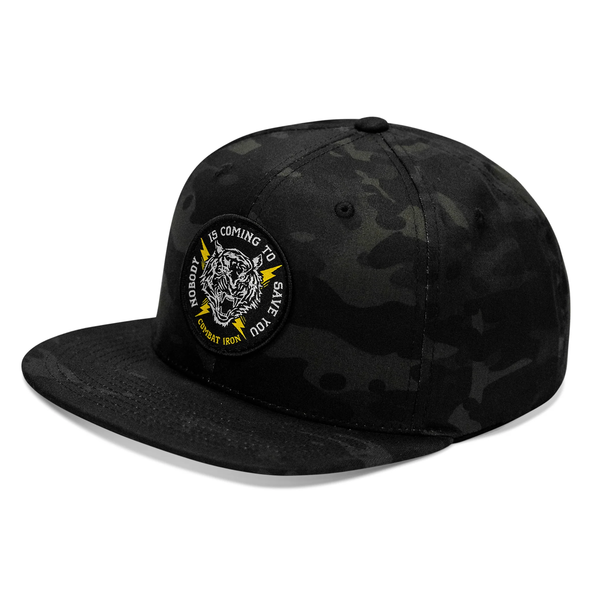 Nobody Is Coming To Save You FlatBill SnapBack Hat - Image 6