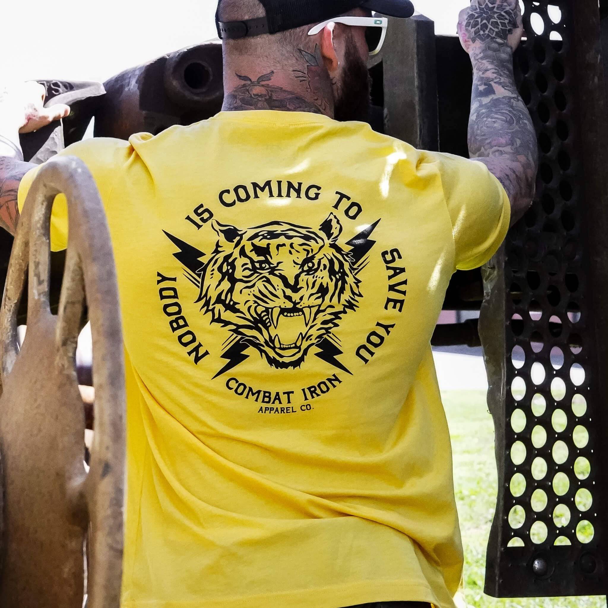 Nobody Is Coming To Save You Men's T-Shirt - Image 8