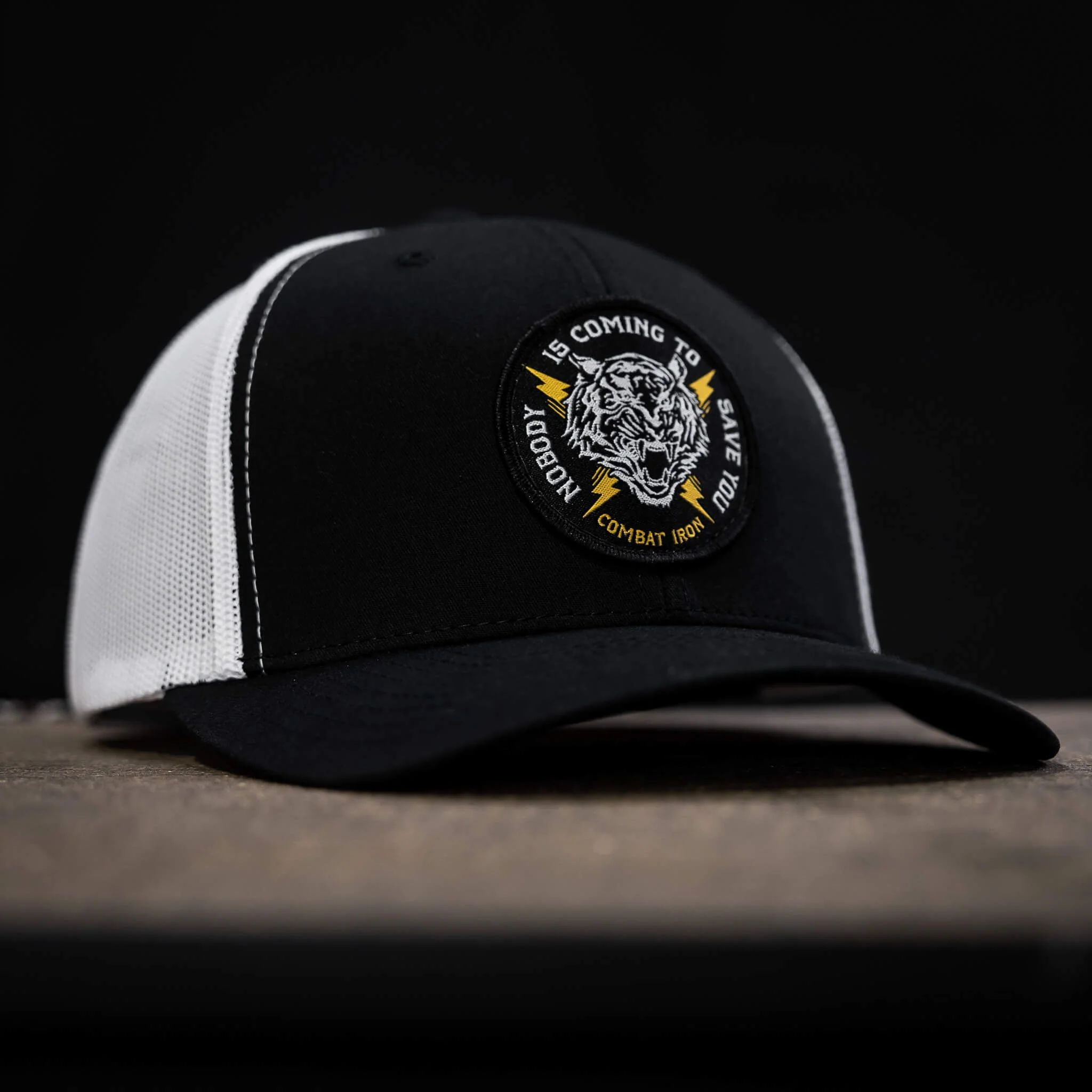 Nobody Is Coming To Save You Patch Snapback Hat - Image 14