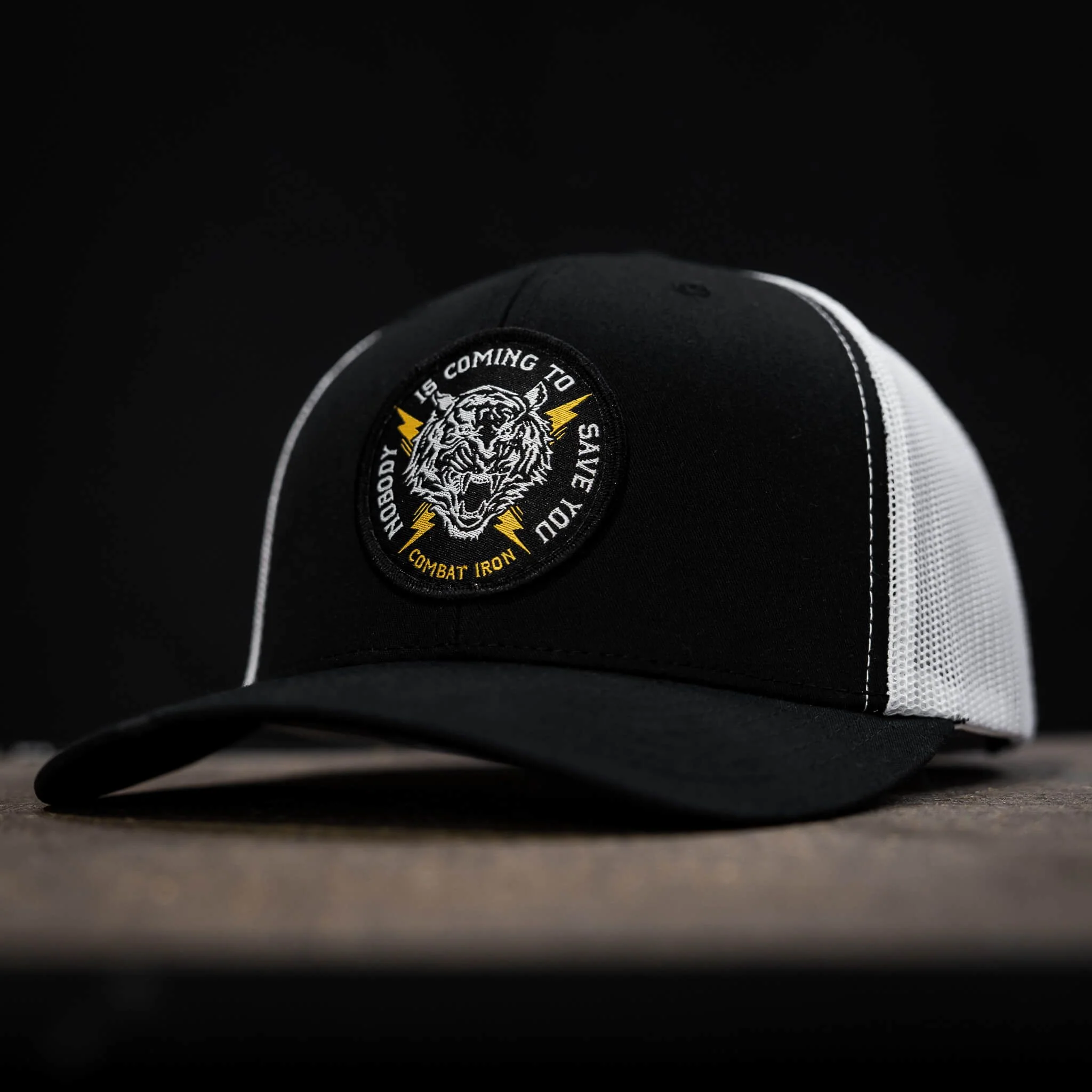Nobody Is Coming To Save You Patch Snapback Hat - Image 15