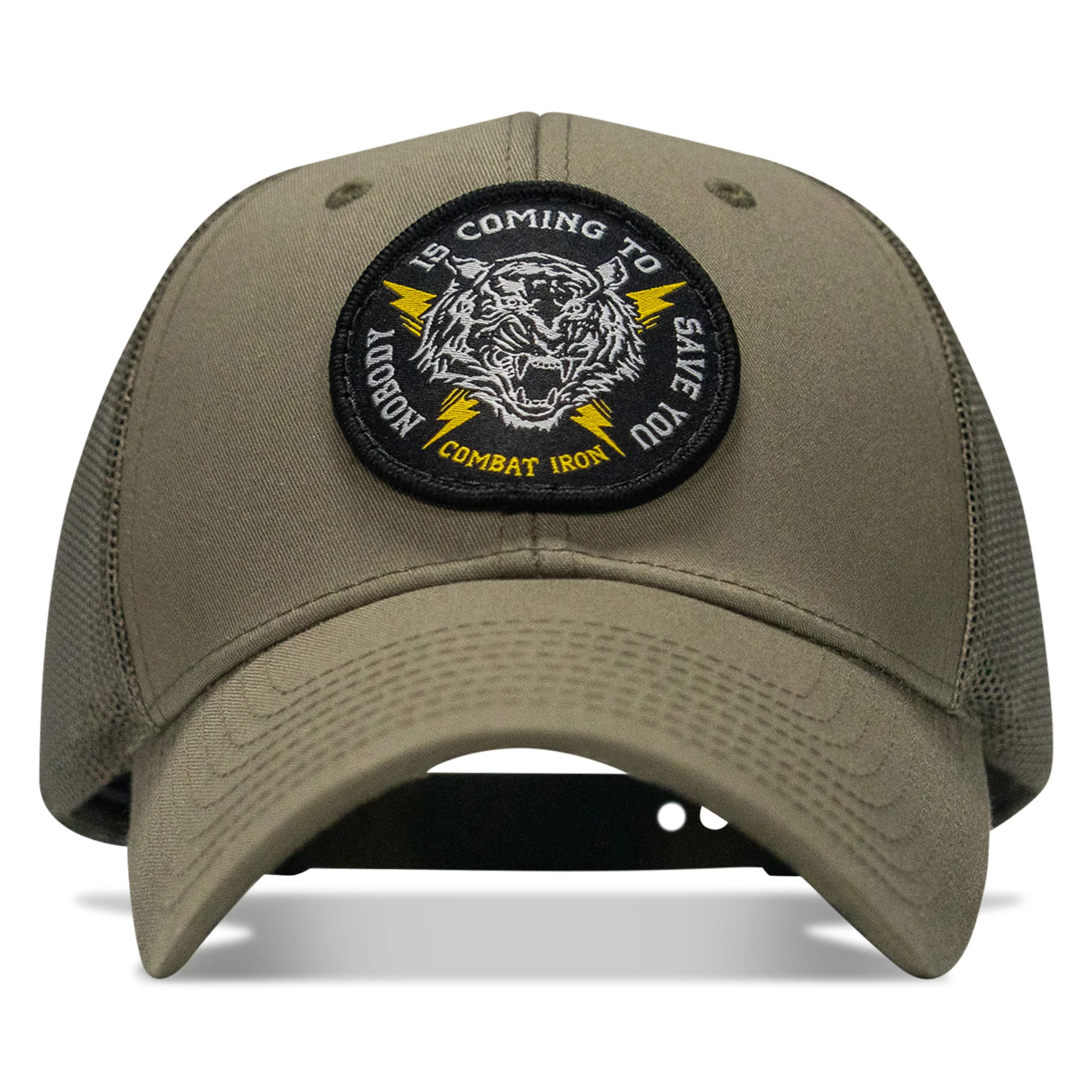 Nobody Is Coming To Save You Patch Snapback Hat - Image 16