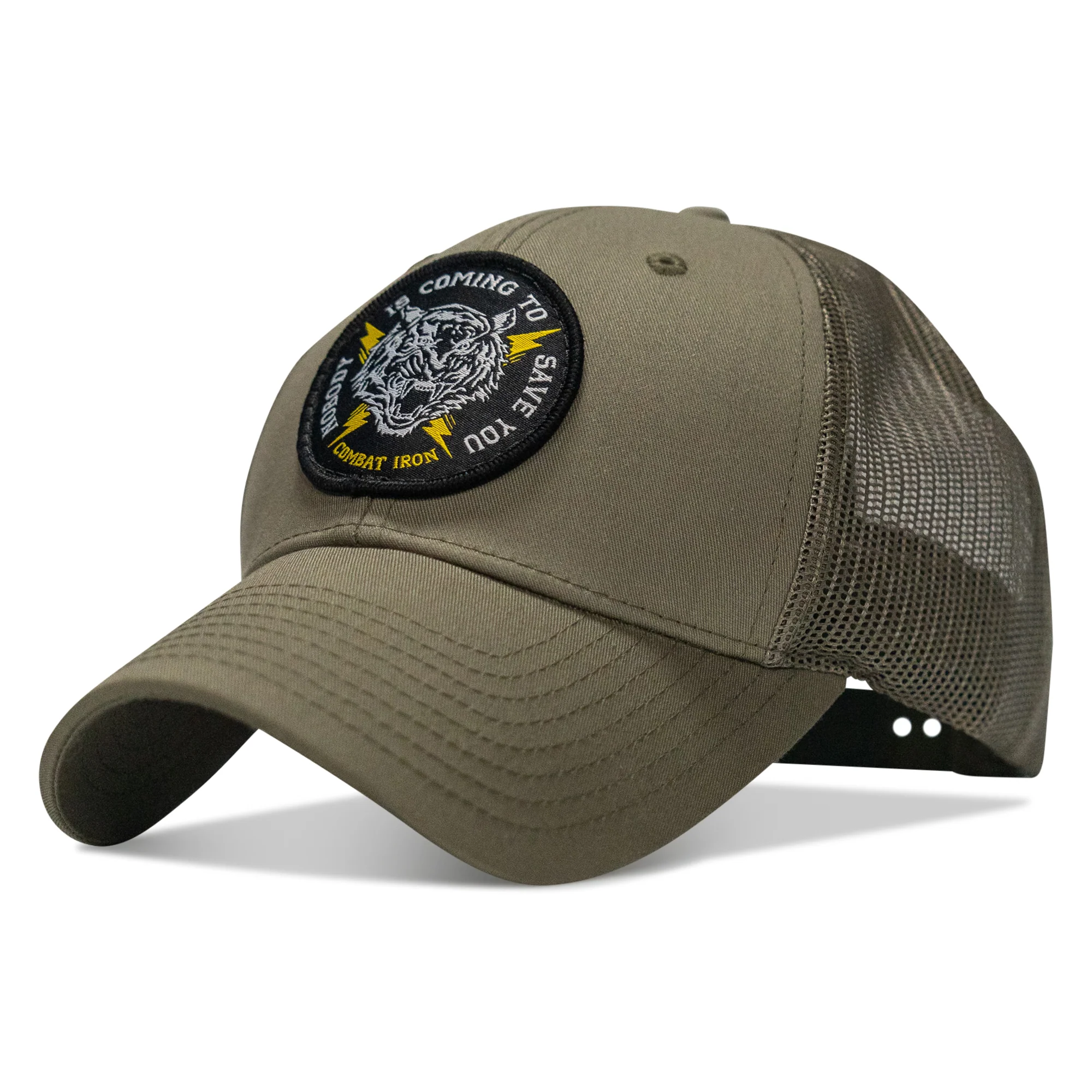 Nobody Is Coming To Save You Patch Snapback Hat - Image 18