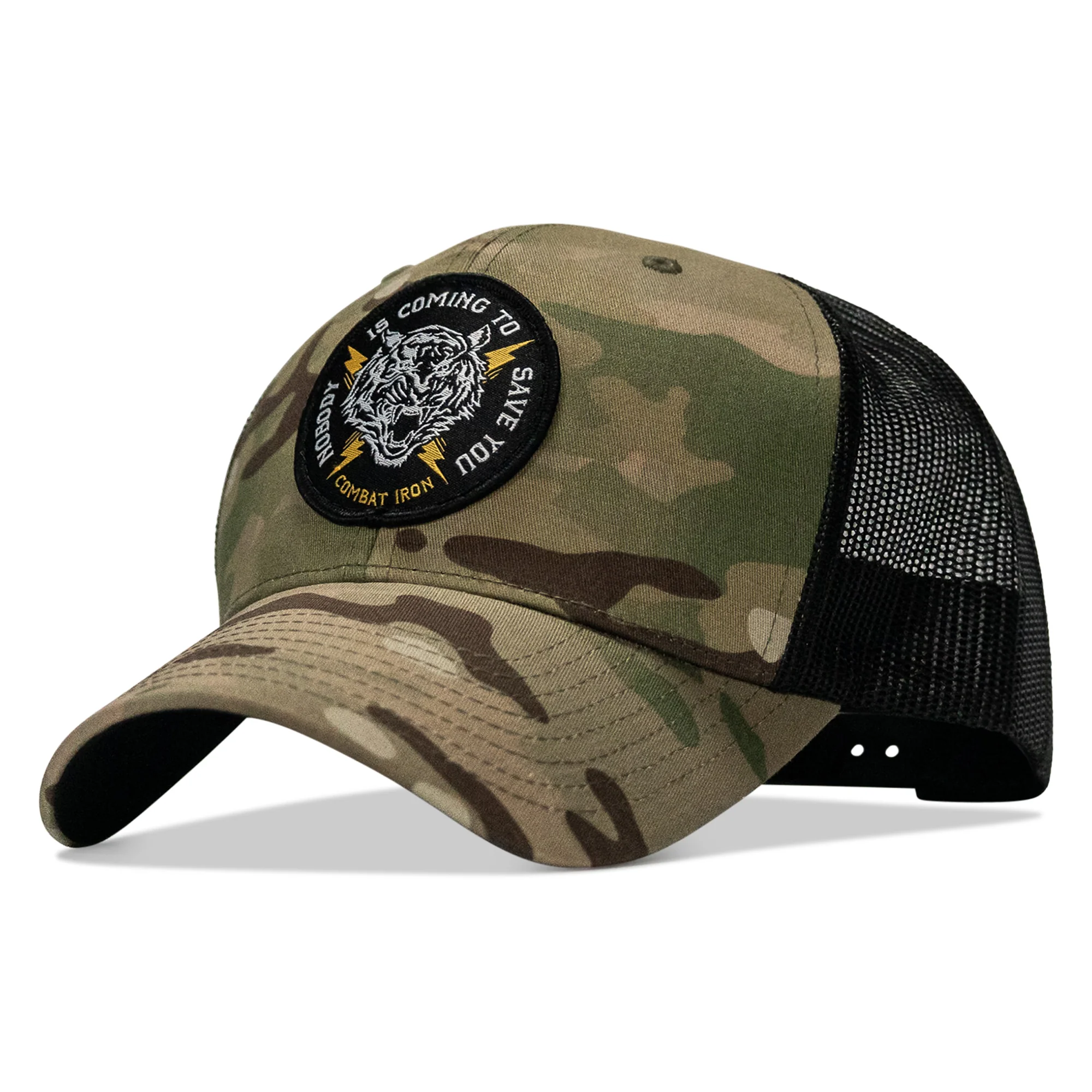 Nobody Is Coming To Save You Patch Snapback Hat - Image 30