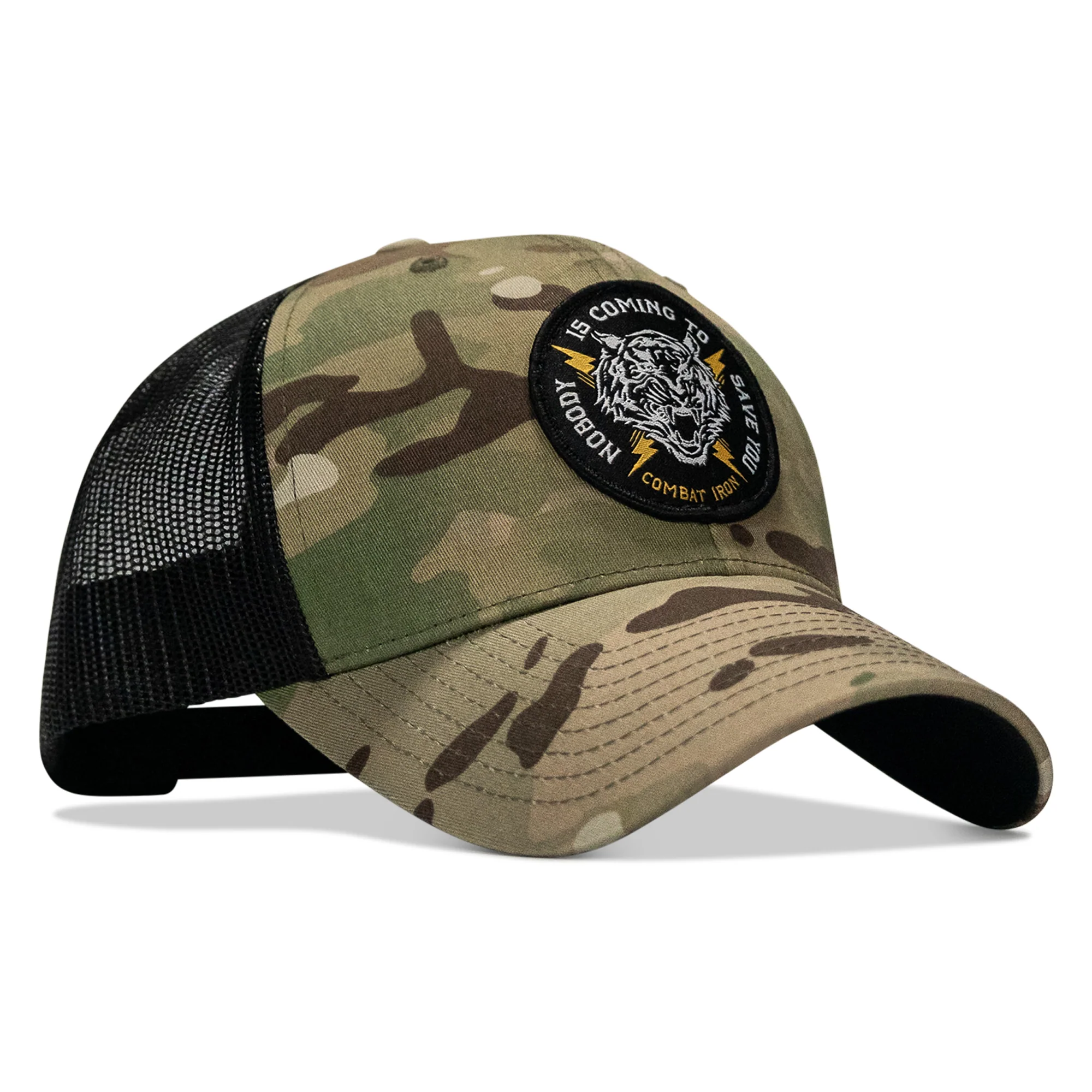 Nobody Is Coming To Save You Patch Snapback Hat - Image 31