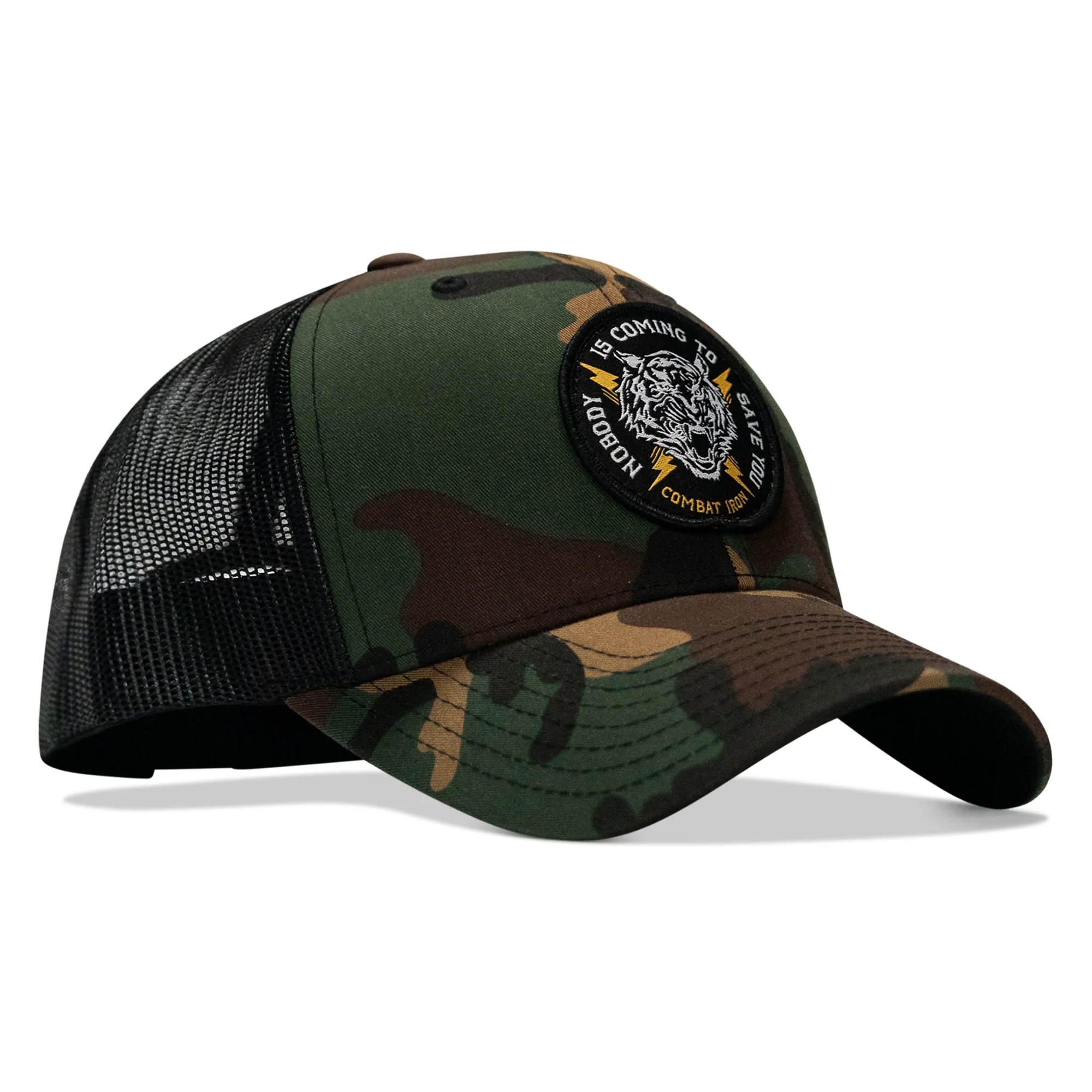 Nobody Is Coming To Save You Patch Snapback Hat - Image 36