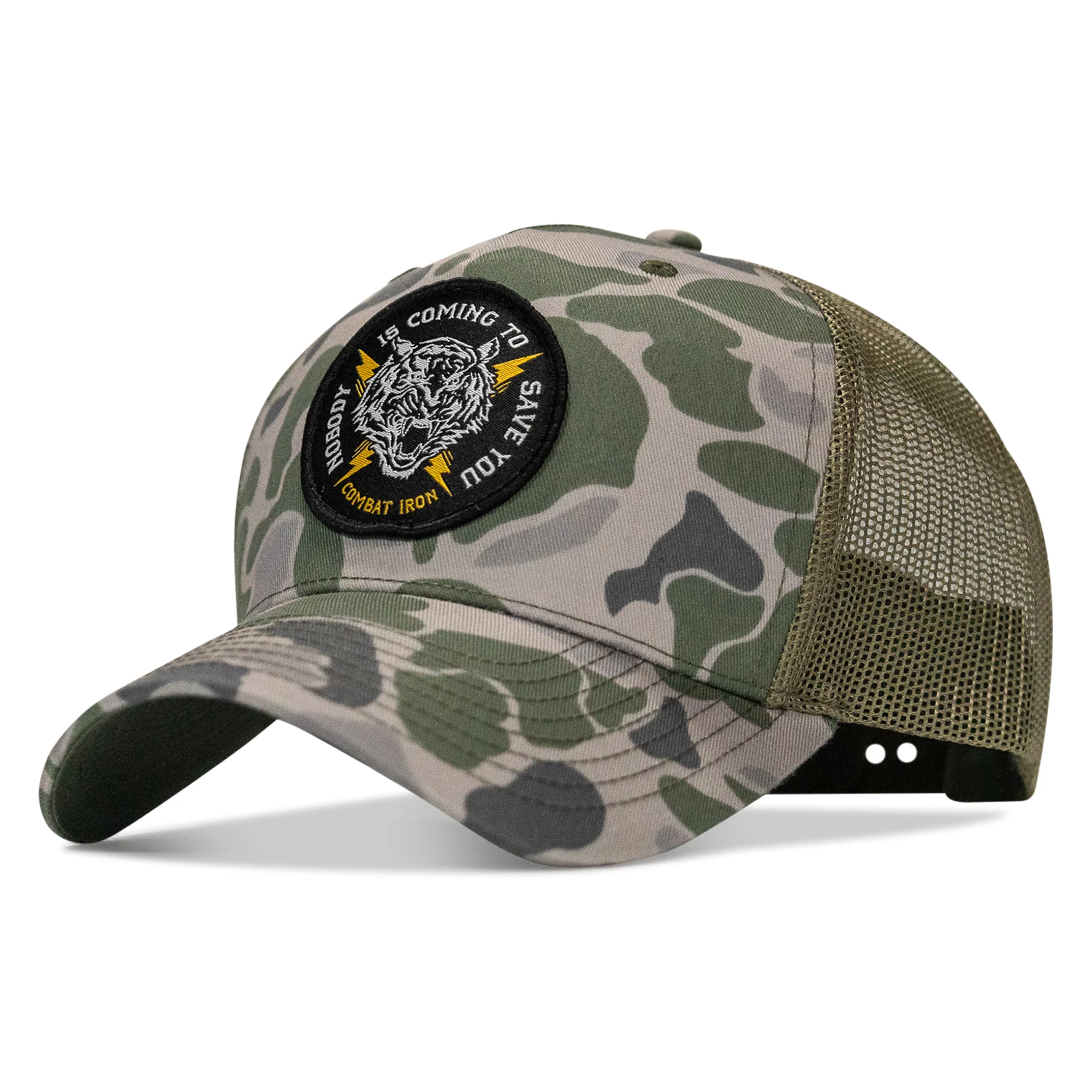 Nobody Is Coming To Save You Patch Snapback Hat - Image 45