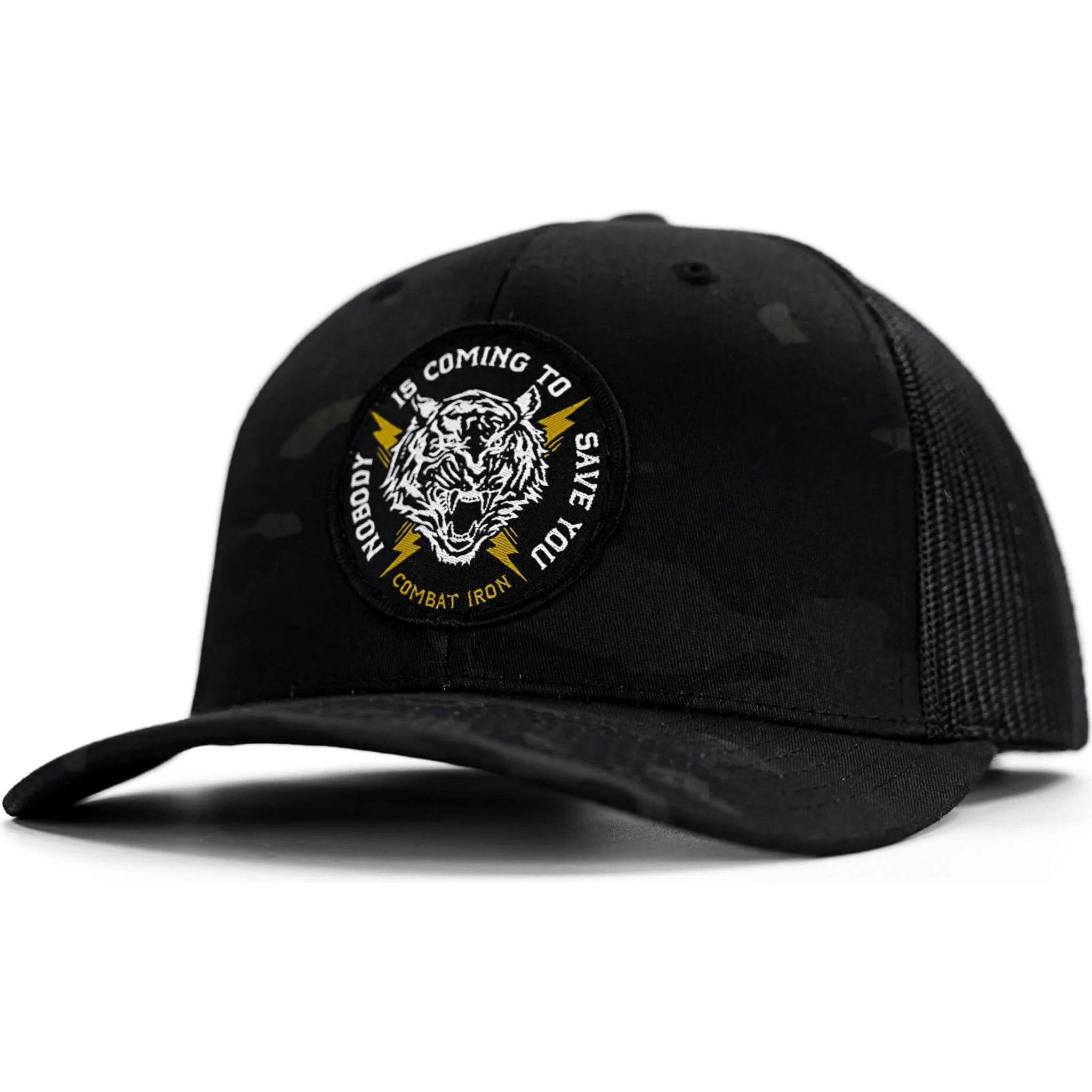 Nobody Is Coming To Save You Patch Snapback Hat - Image 6