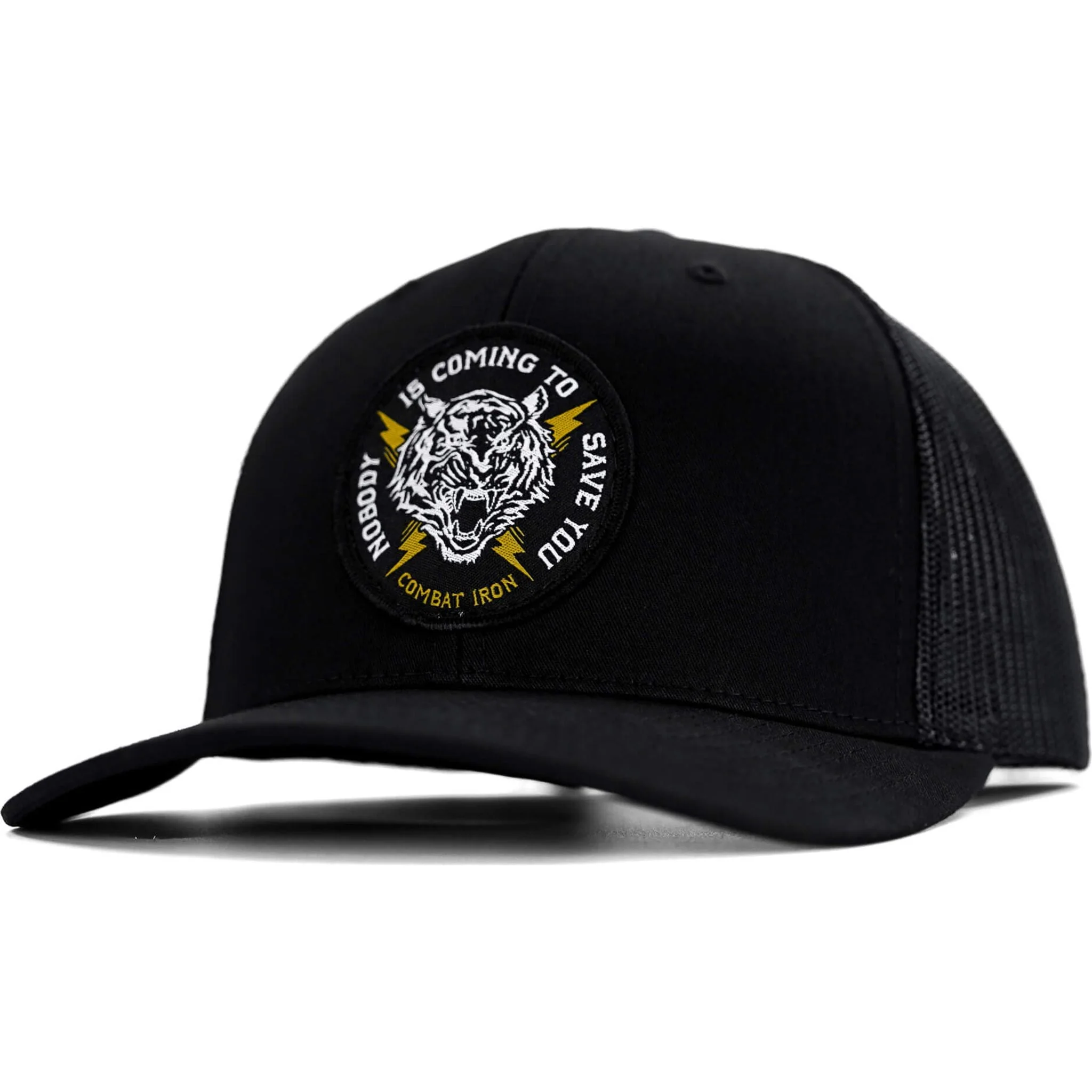 Nobody Is Coming To Save You Patch Snapback Hat - Image 8