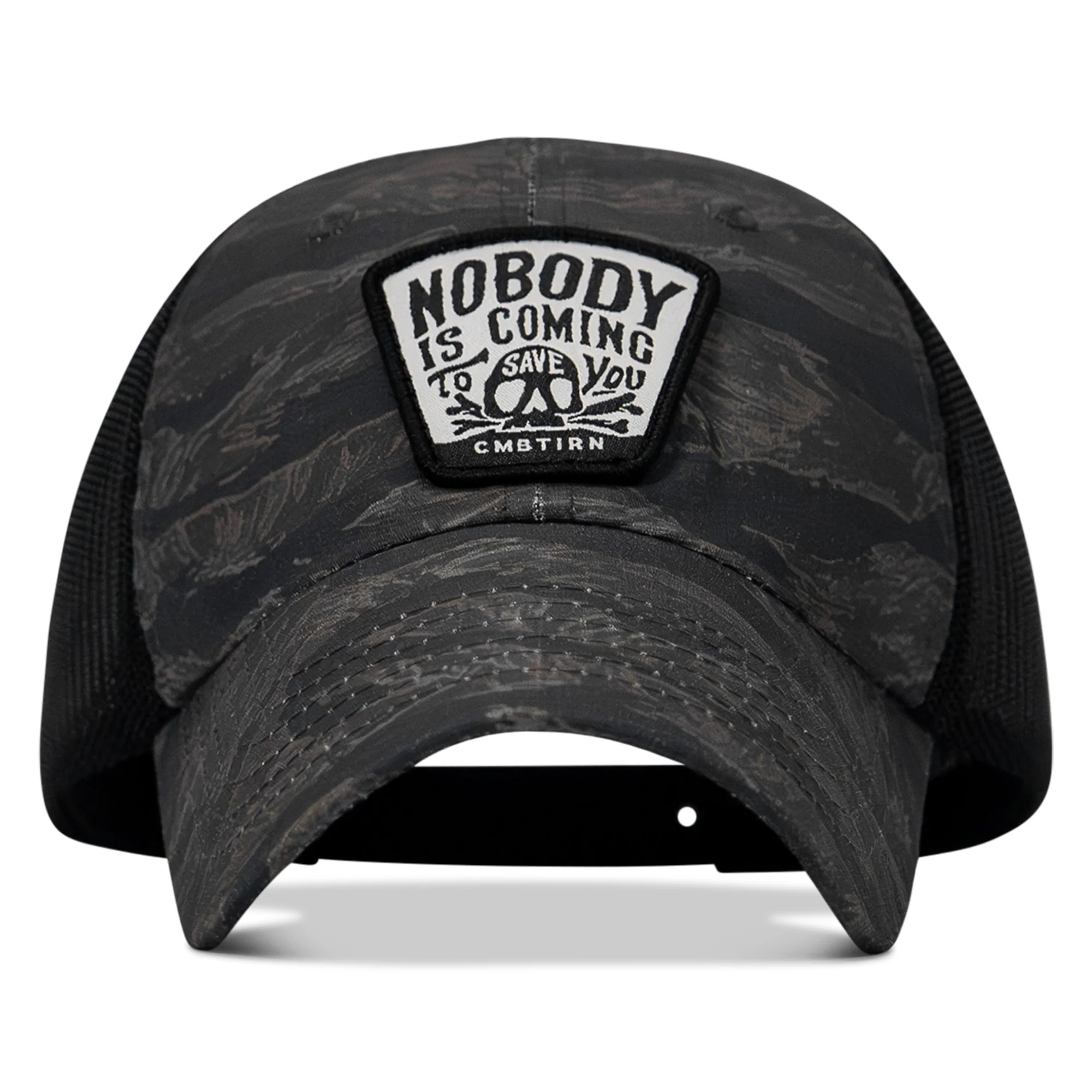 Nobody Is Coming To Save You Skull Patch Ripstop Snapback - Image 33
